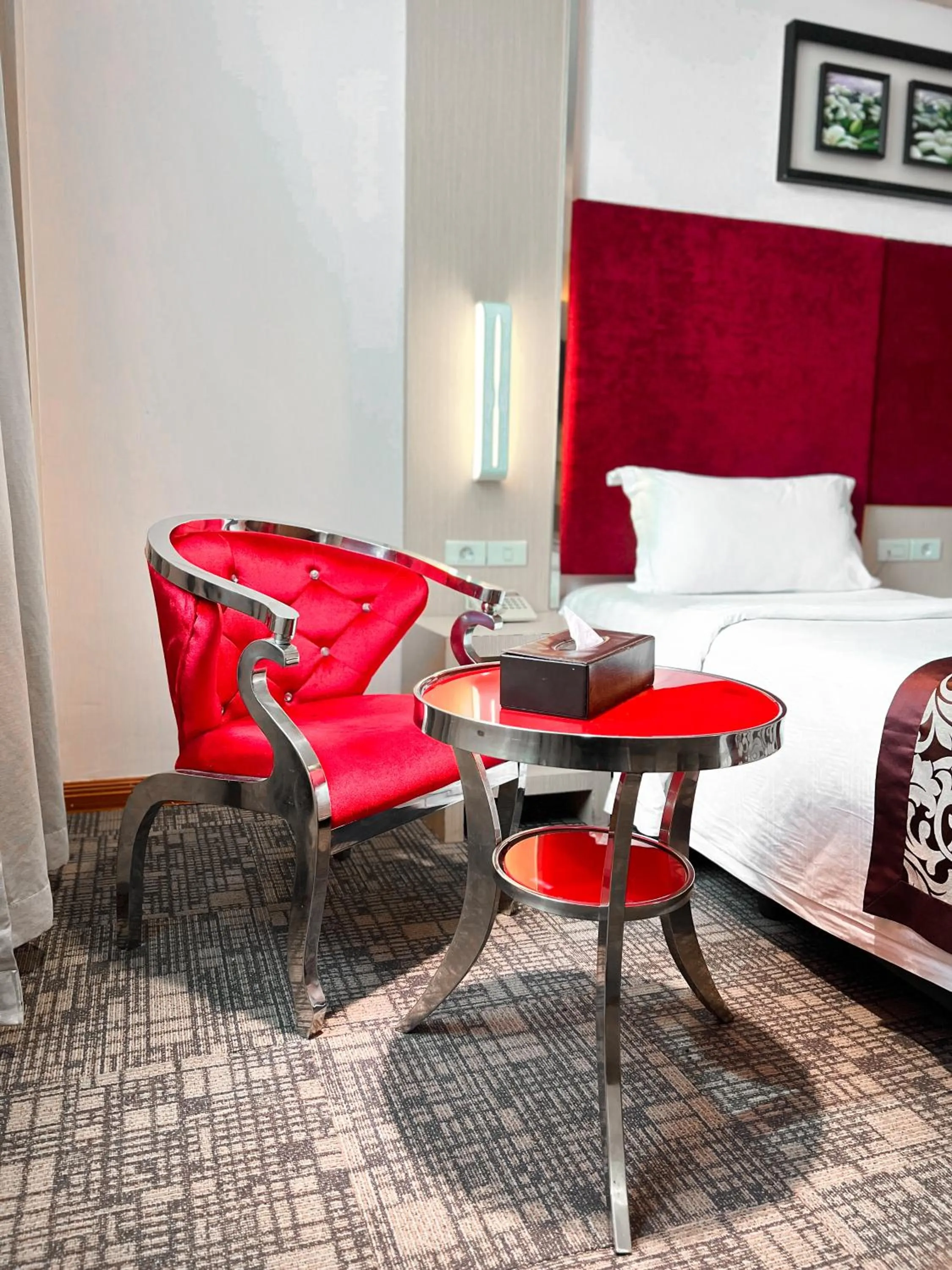 Bed in Batam City Hotel