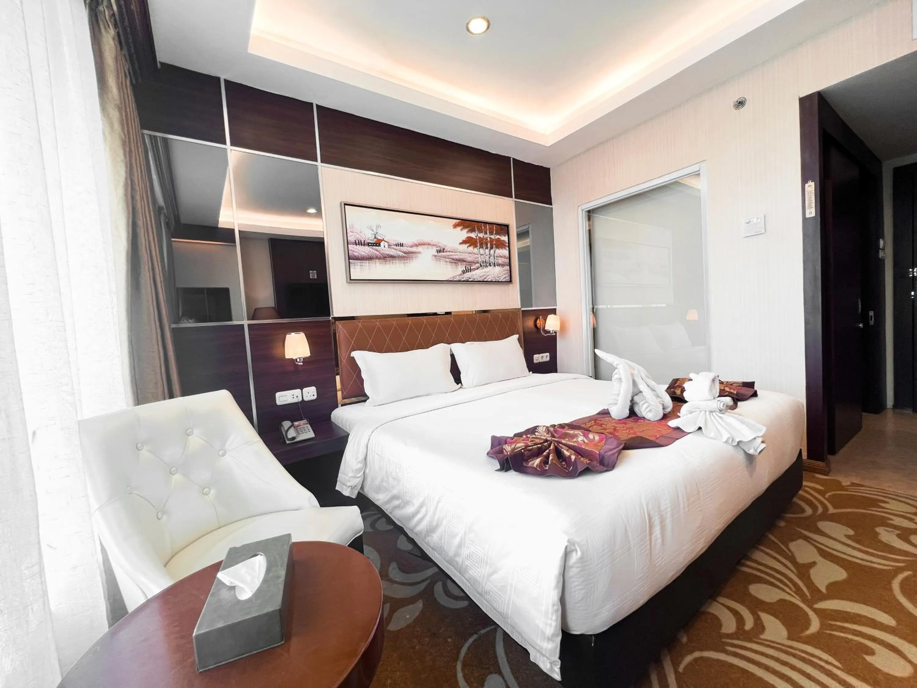 Bed in Batam City Hotel