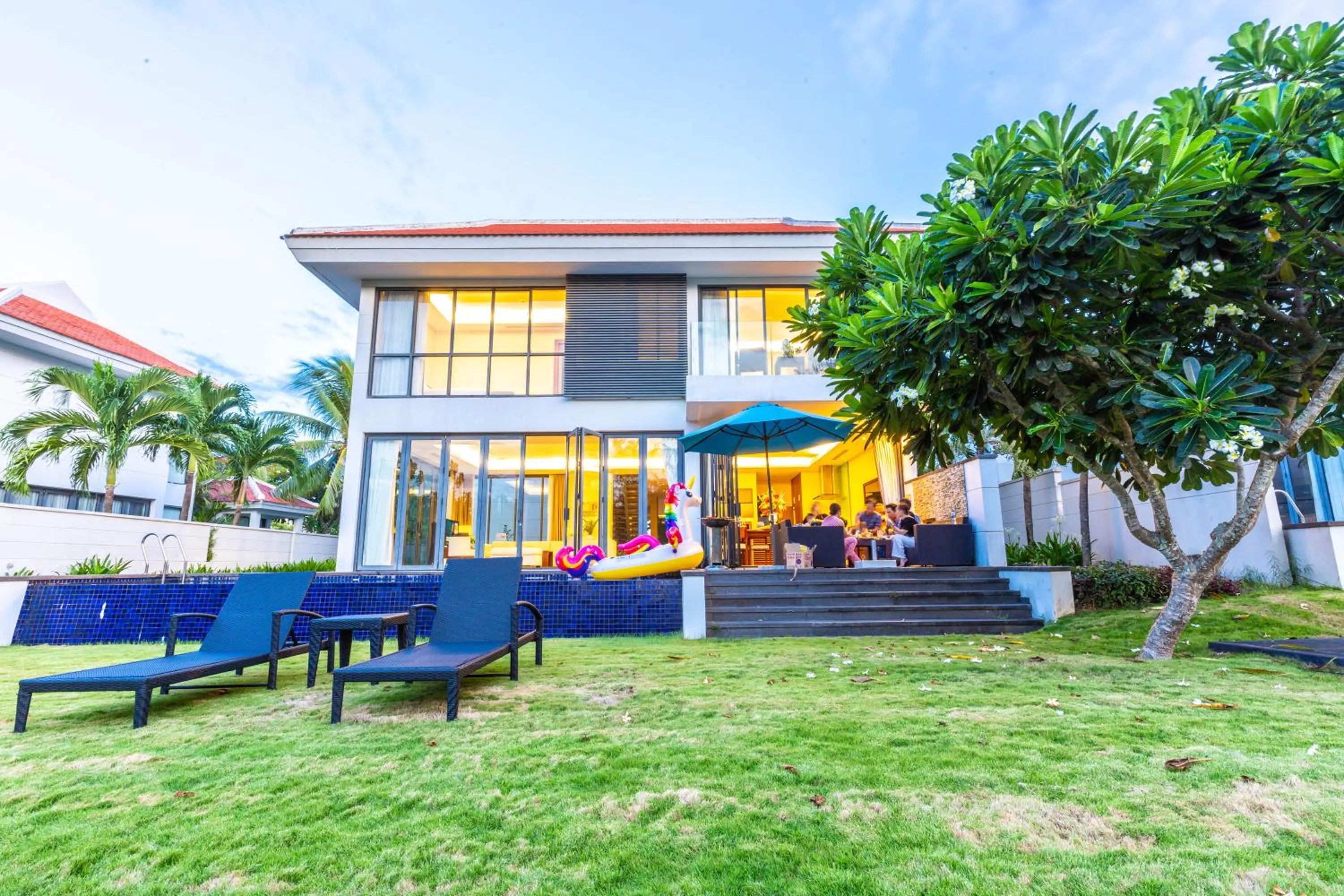 Property building in Ocean Beach Villas Danang
