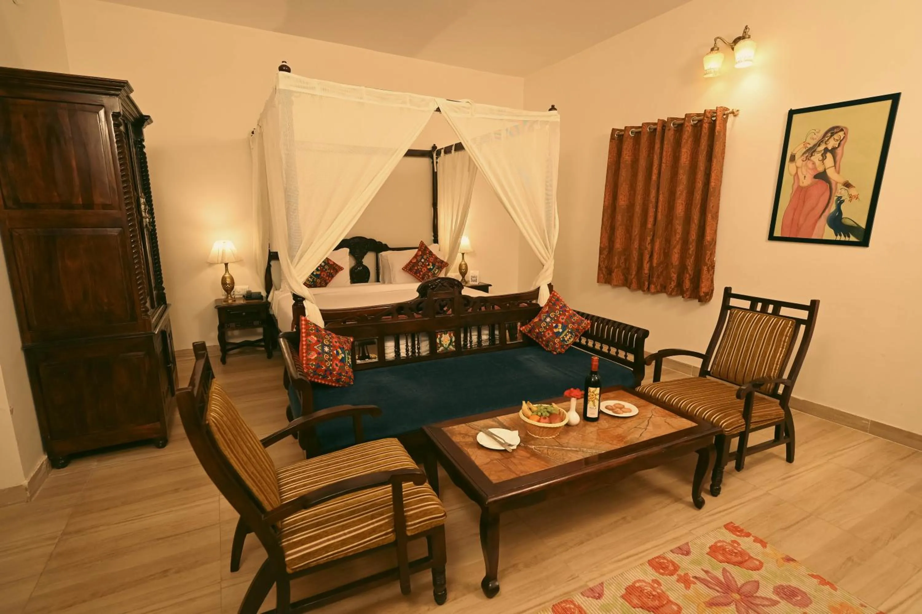 Bedroom in ClarksInn Suites Ranthambhore