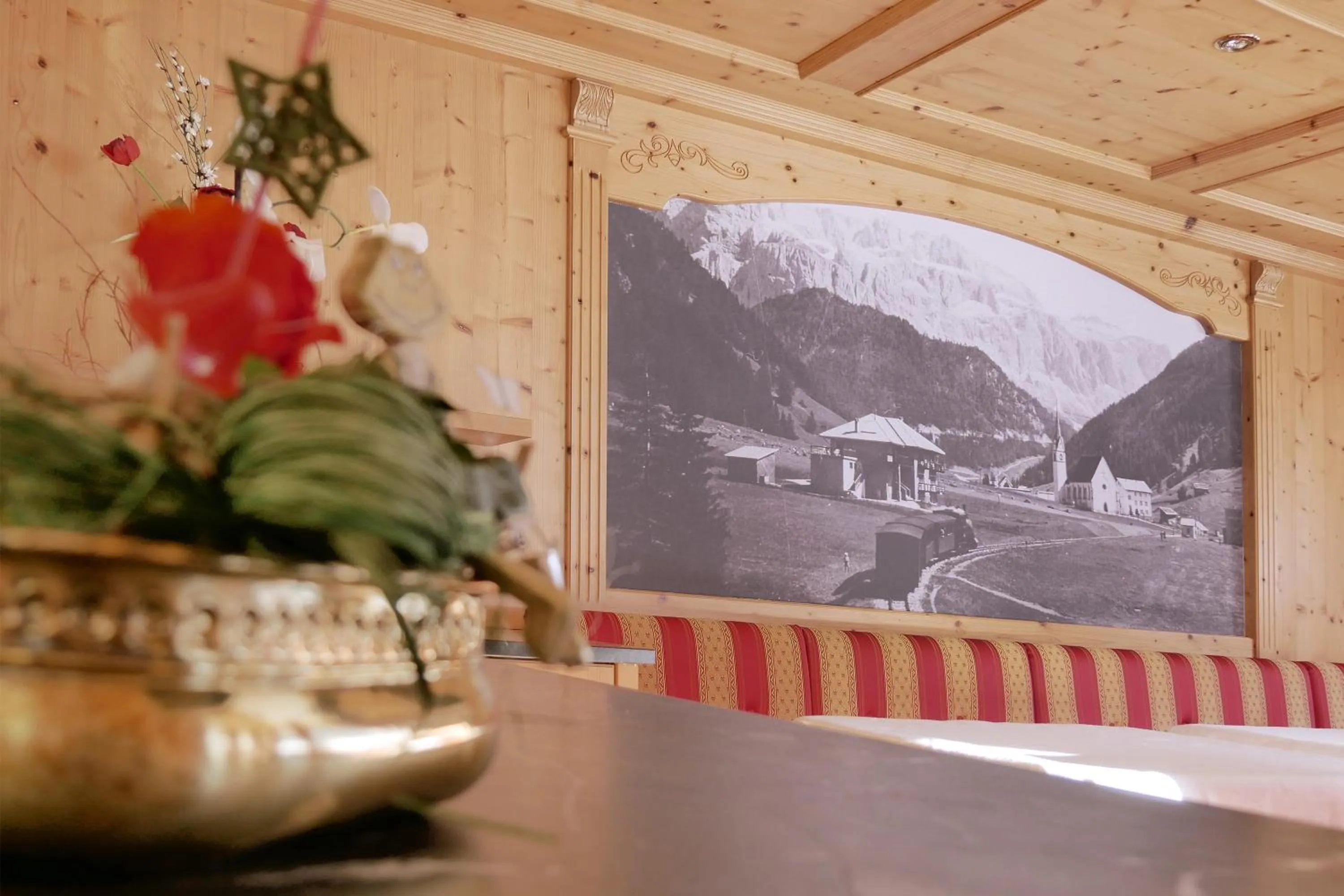 Decorative detail in Garni La Majon