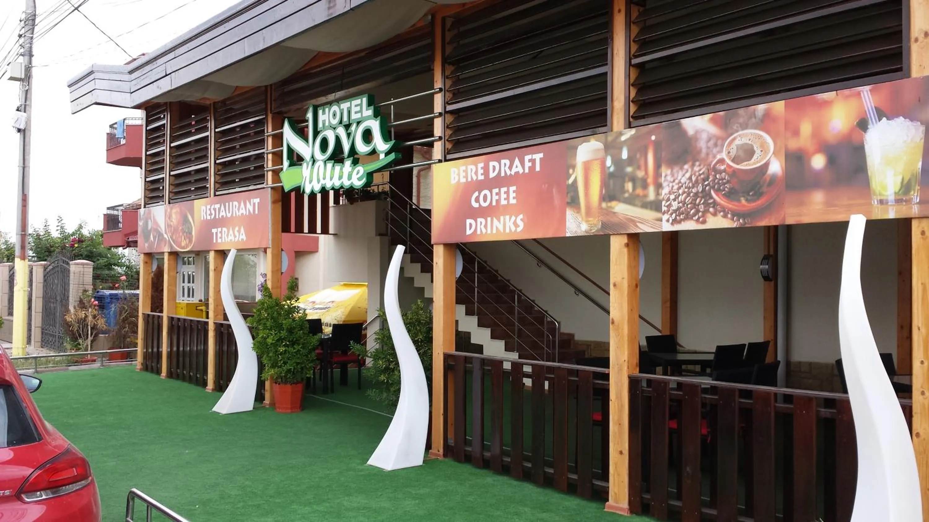 Facade/entrance in Hostel Nova Route