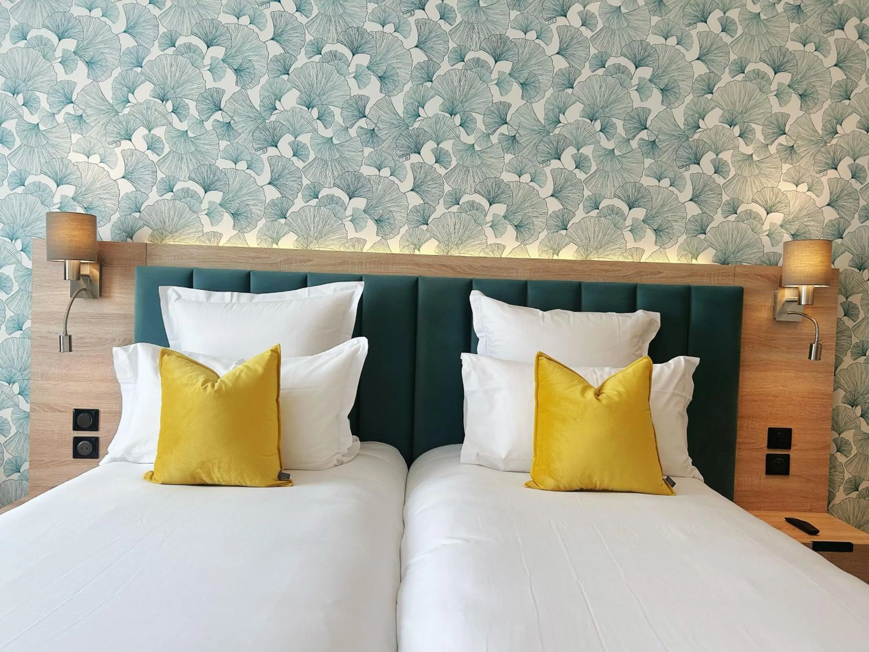 Bed in Hôtel Oden Paris Ivry