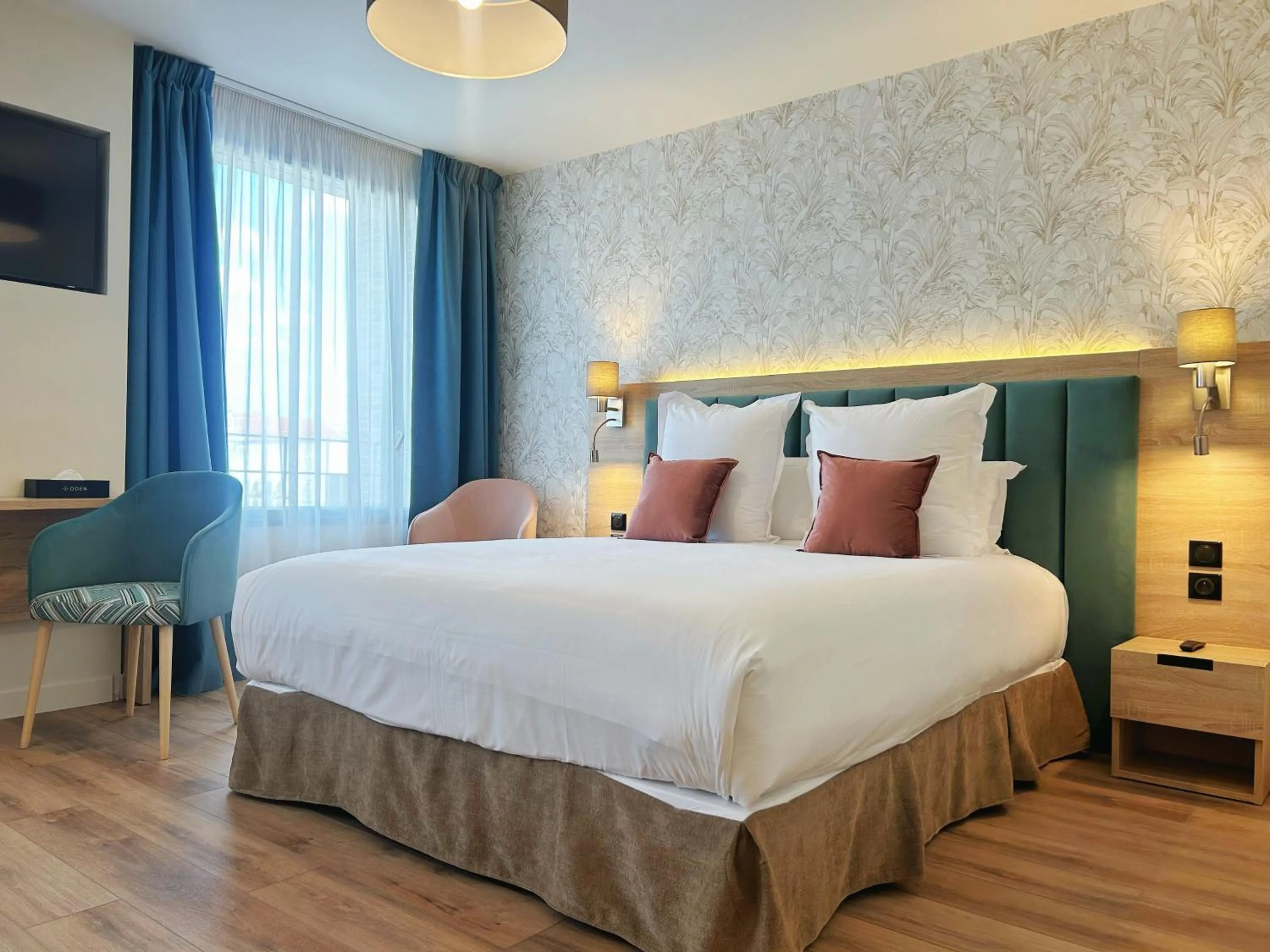 Bed in Hôtel Oden Paris Ivry