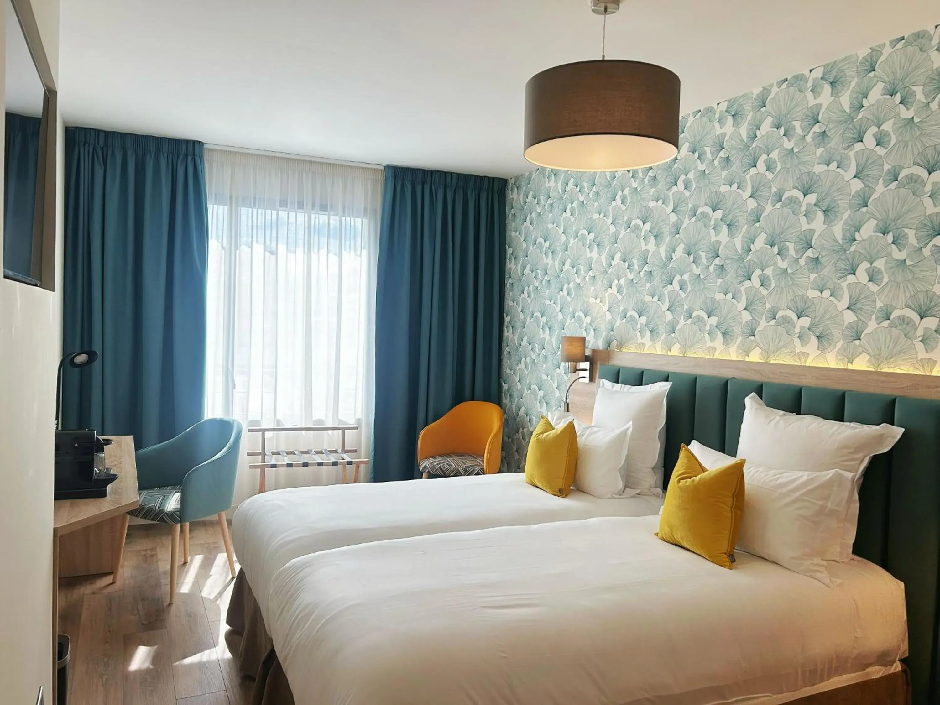 Bed in Hôtel Oden Paris Ivry Bed in Hôtel Oden Paris Ivry