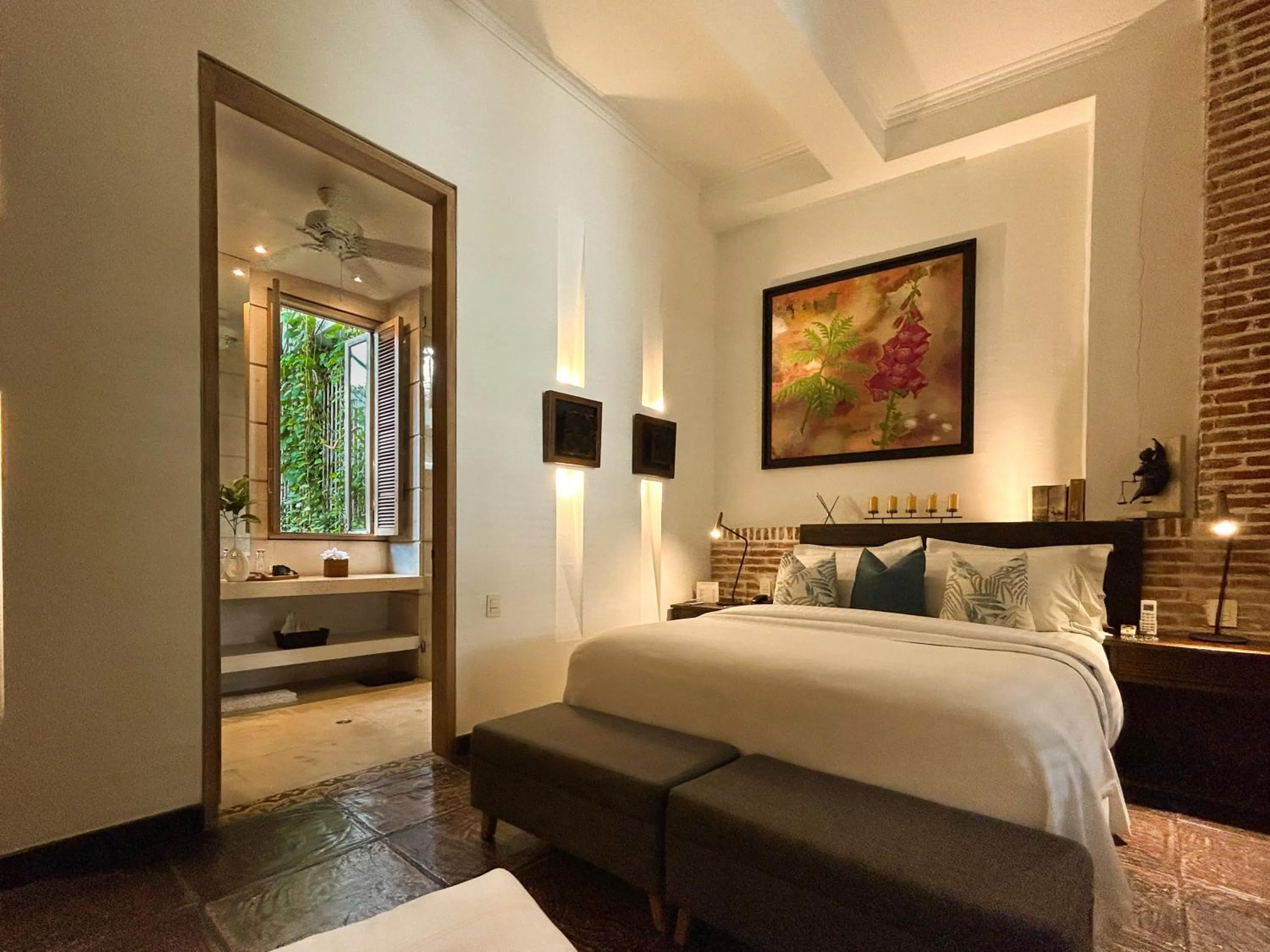 Bed in Casa Belle Cartagena Hotel Boutique