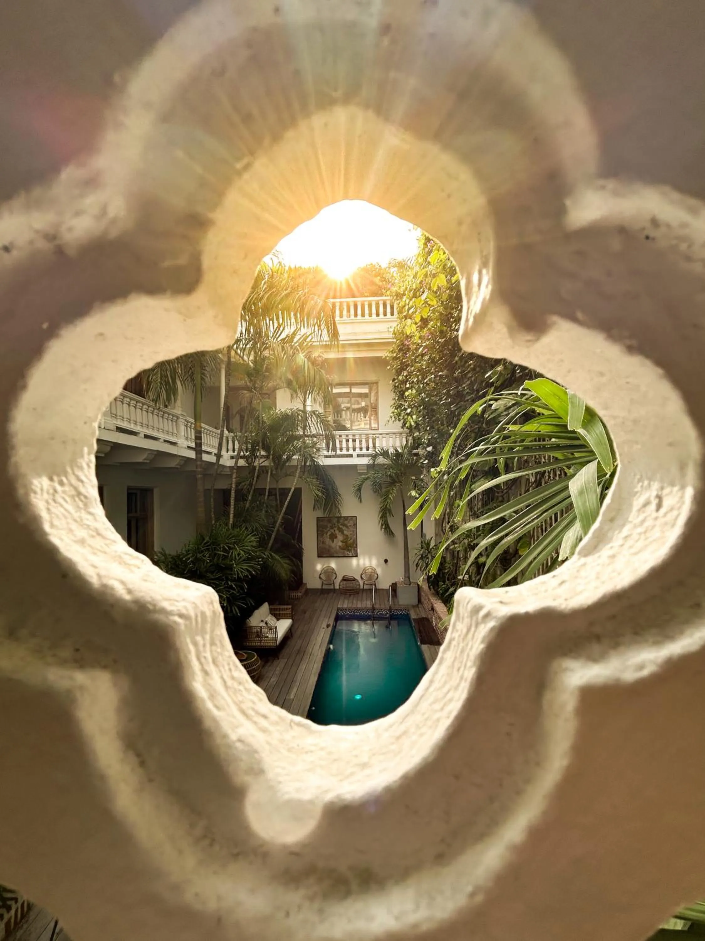 Pool view in Casa Belle Cartagena Hotel Boutique