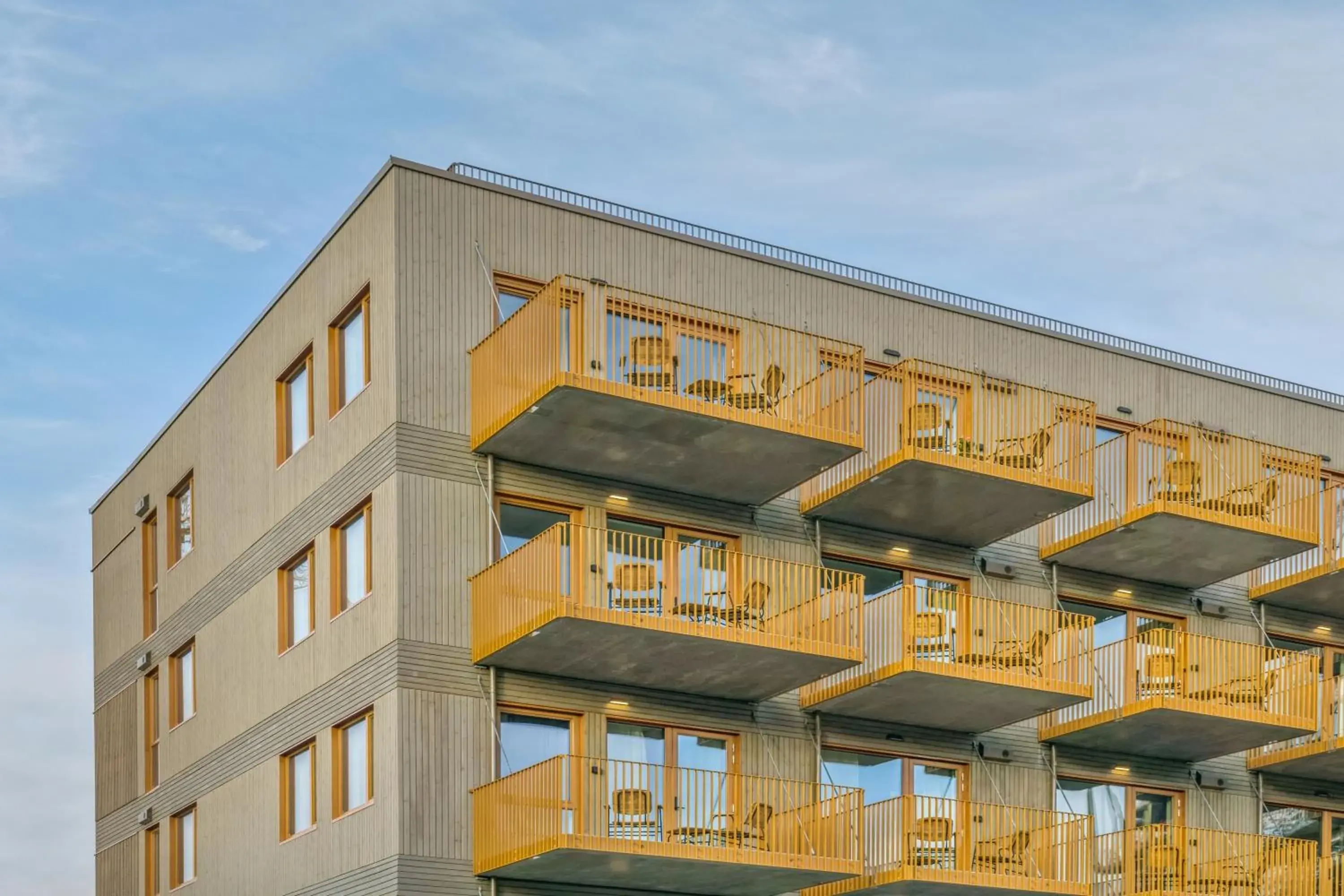 Property building in TotalApartments Vervet Gjøa Property building in TotalApartments Vervet Gjøa