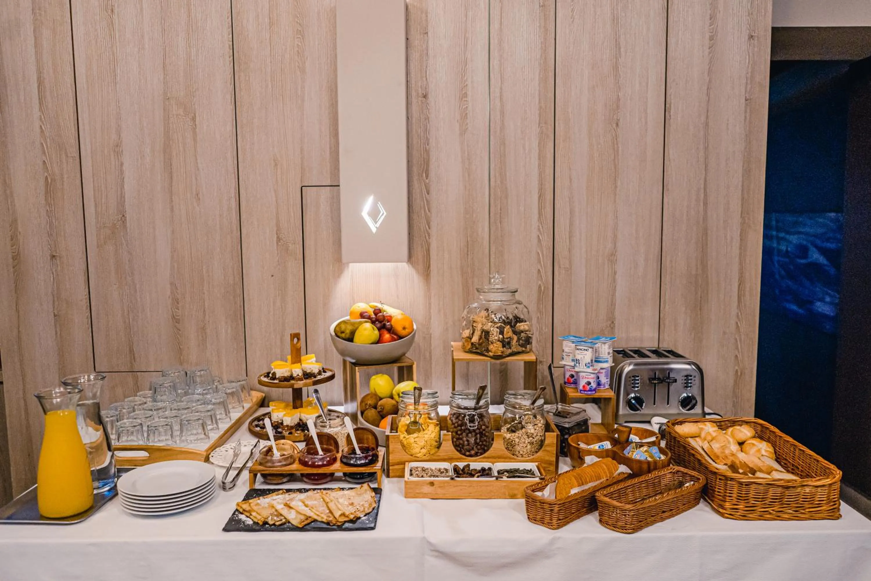 Buffet breakfast in Caro Boutique Hotel