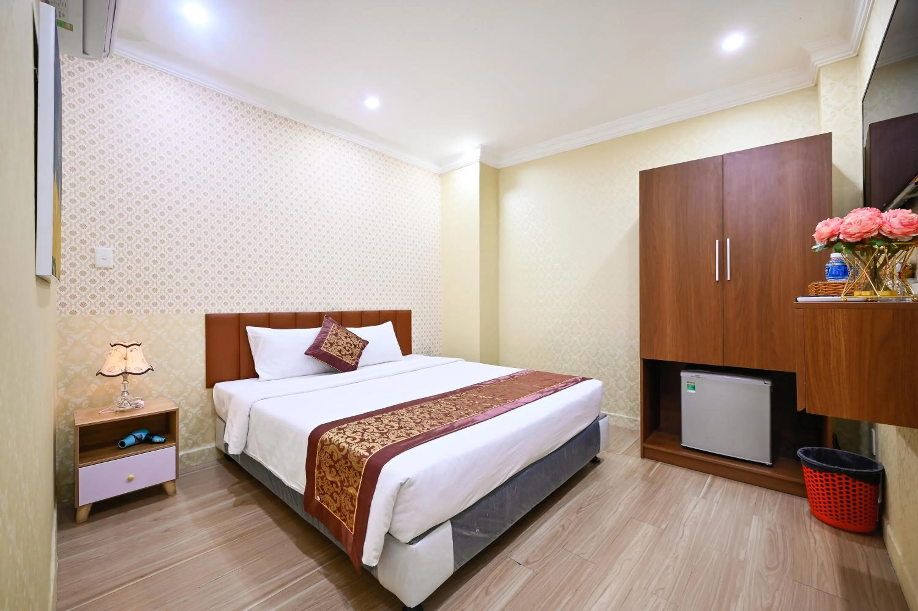 Bedroom in Ha Vy Hotel