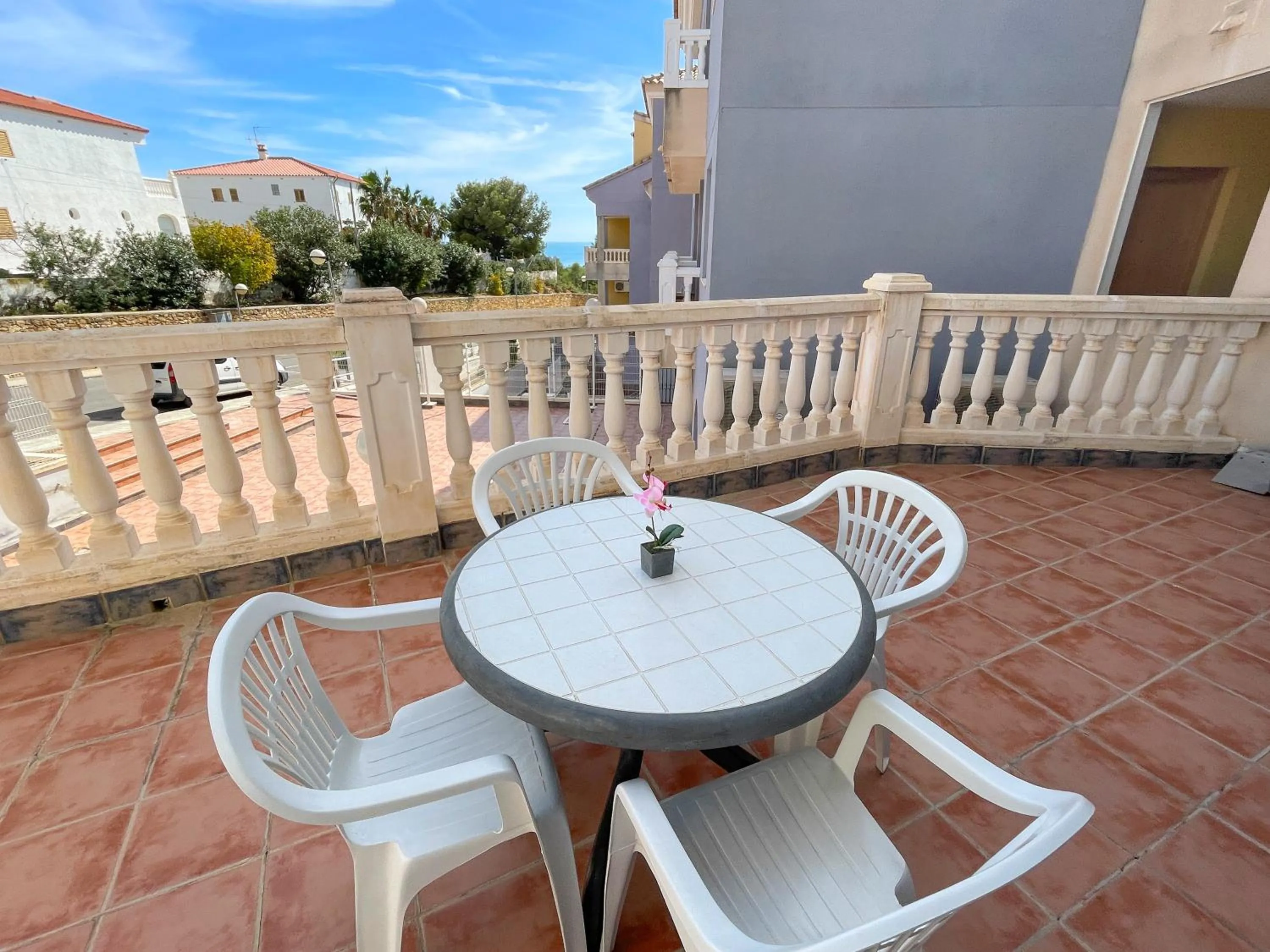 Balcony/Terrace in Apartamentos Marcomar 3000