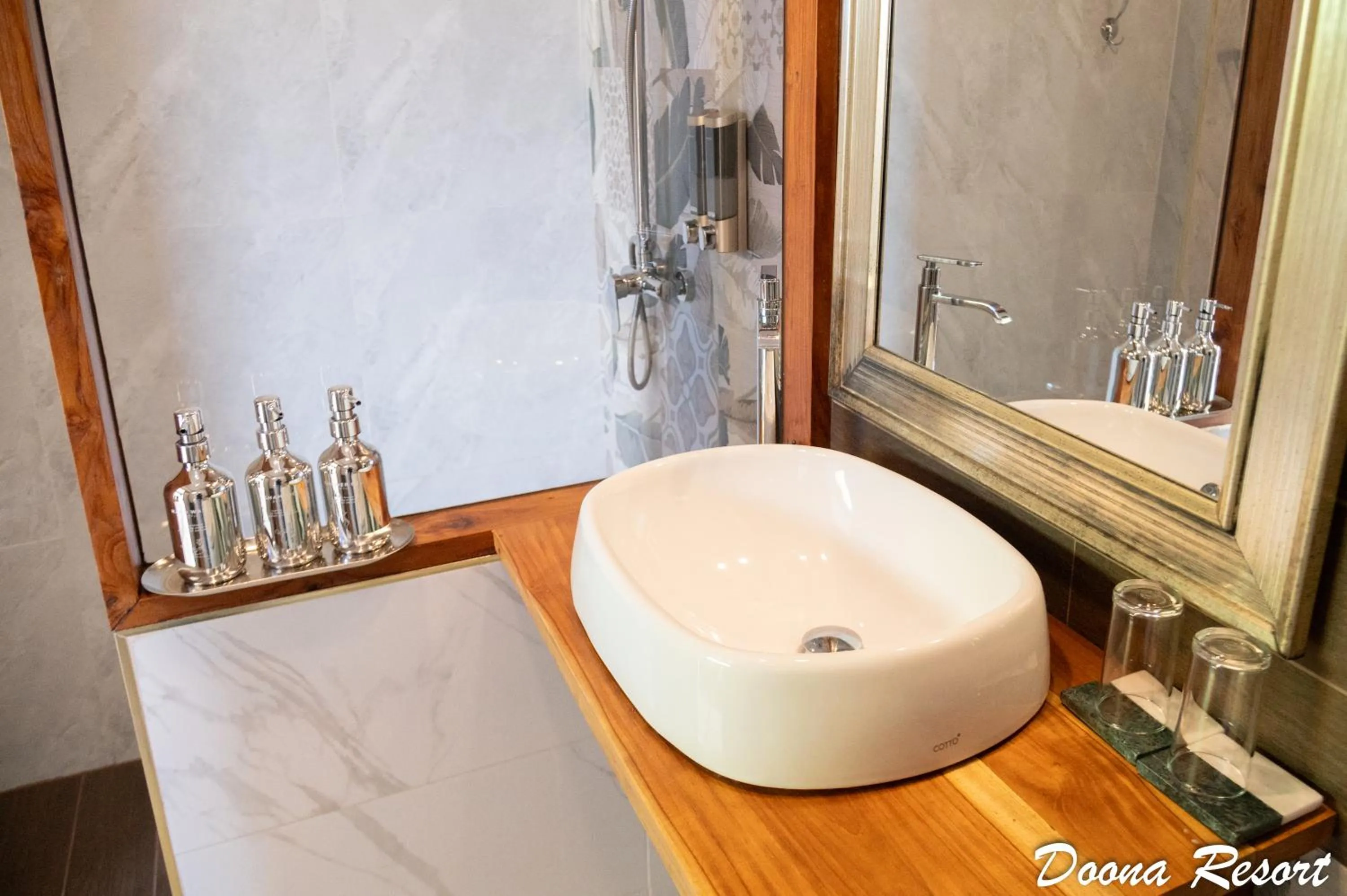 Bathroom in DooNa Resort แลภูดูนา