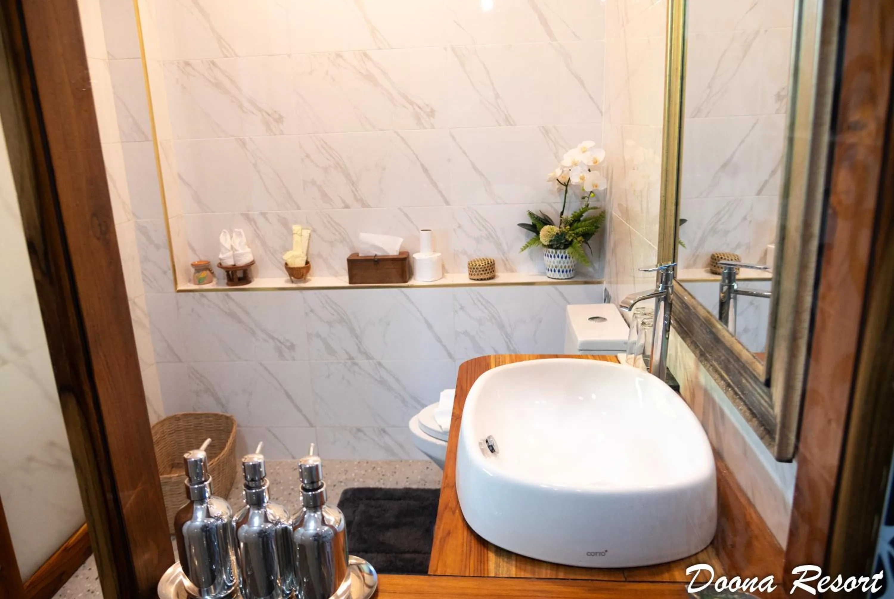 Bathroom in DooNa Resort แลภูดูนา