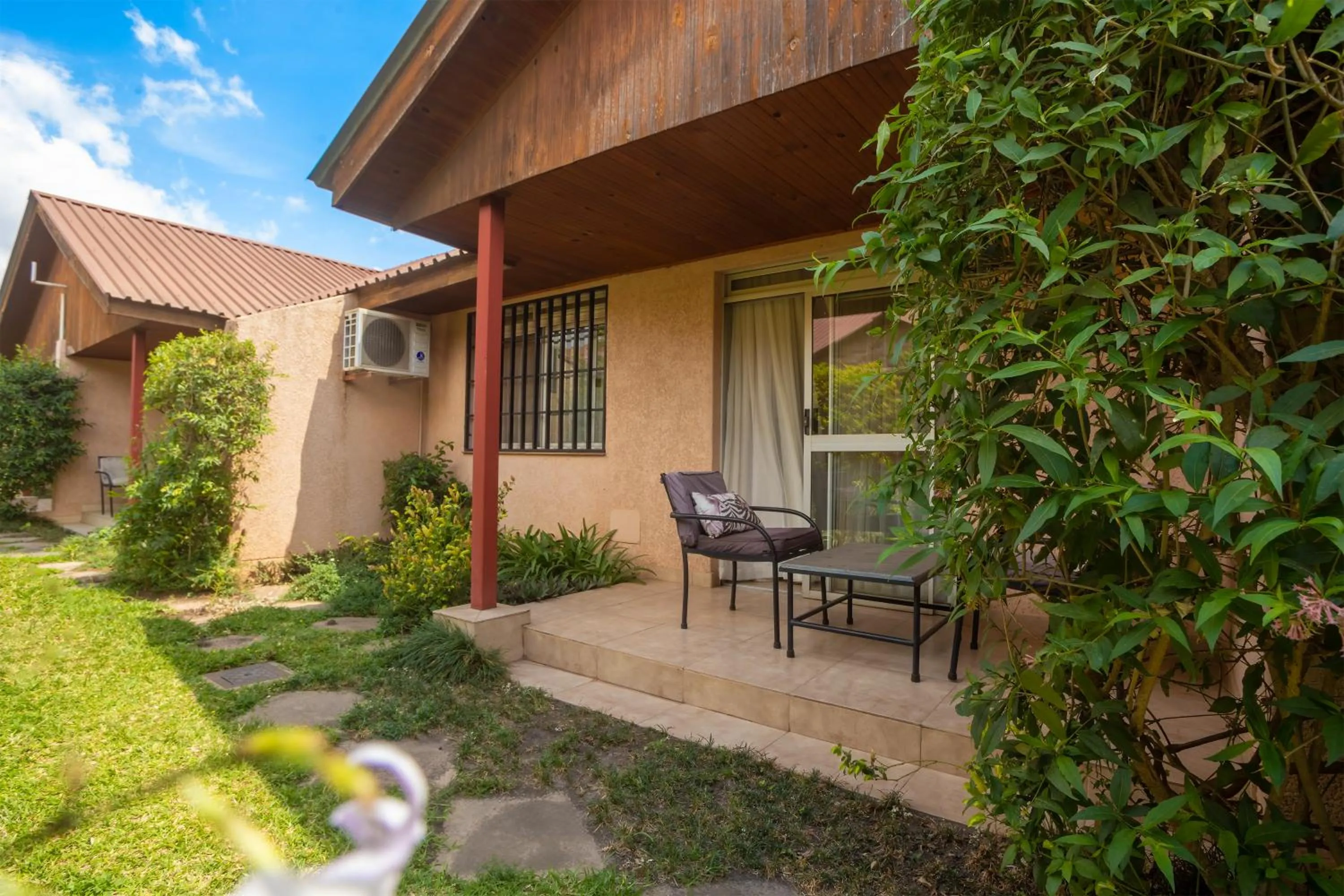 Patio in Shakespeare Court Serviced Apartments