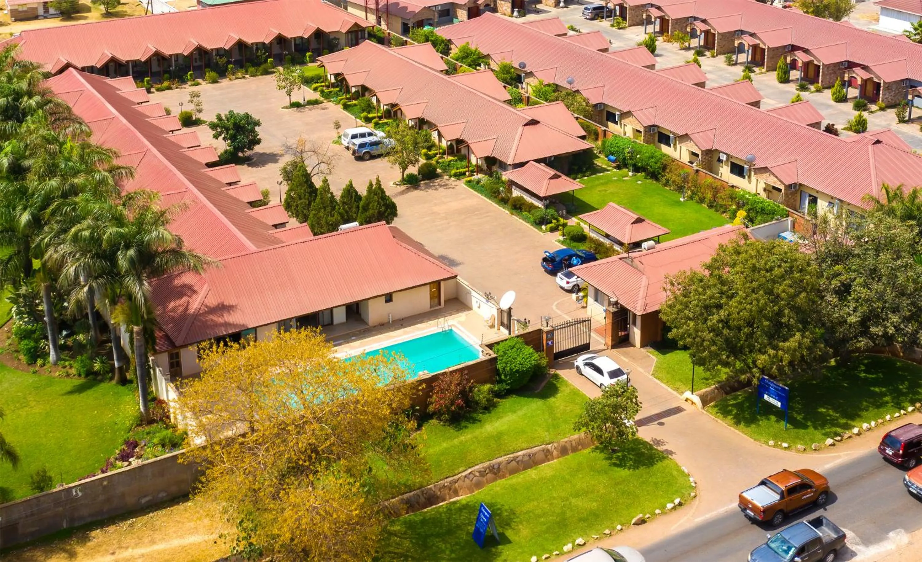 Bird's eye view in Shakespeare Court Serviced Apartments