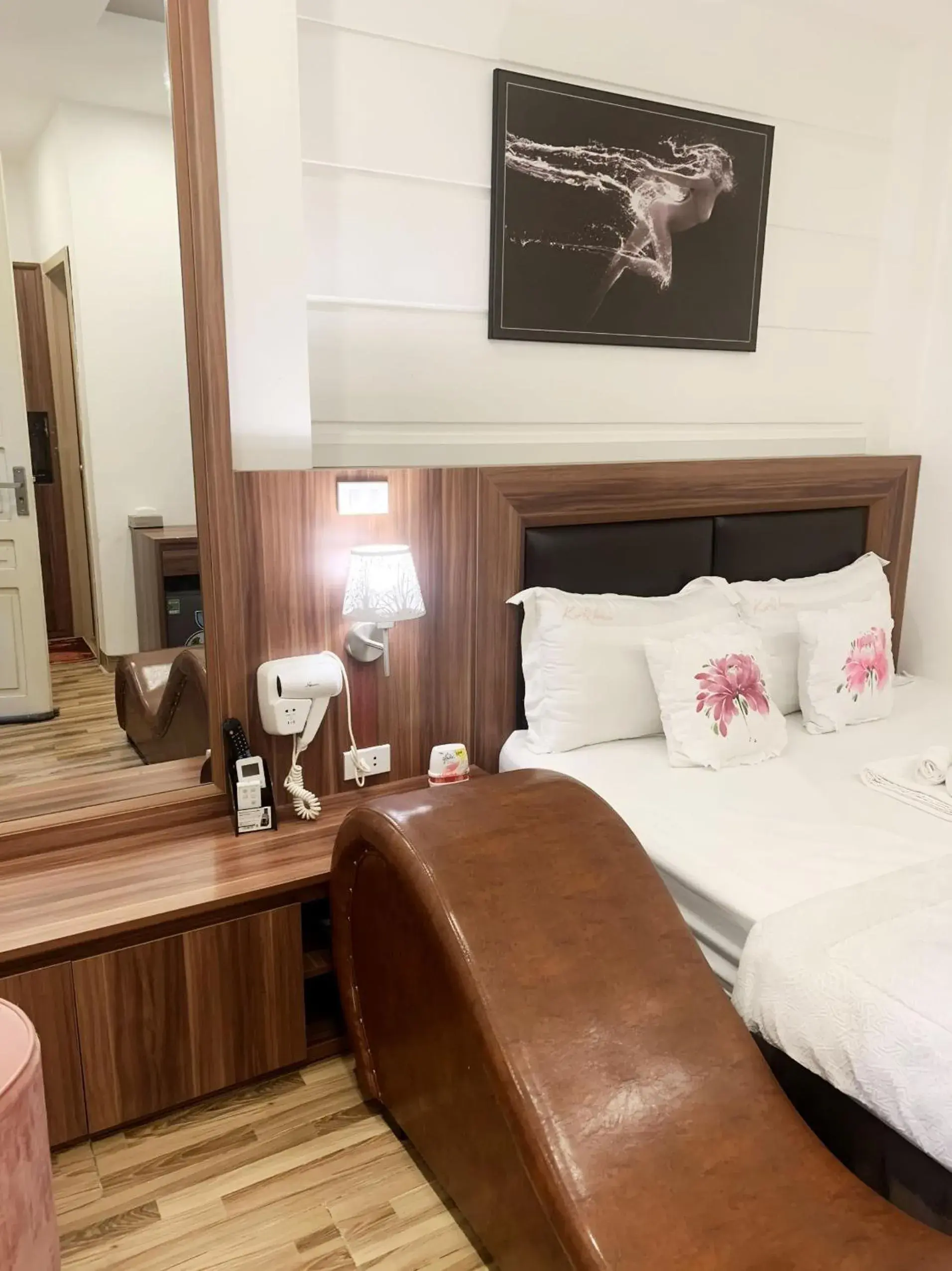 Bed in GRAD Dai Thanh Motel Bed in GRAD Dai Thanh Motel