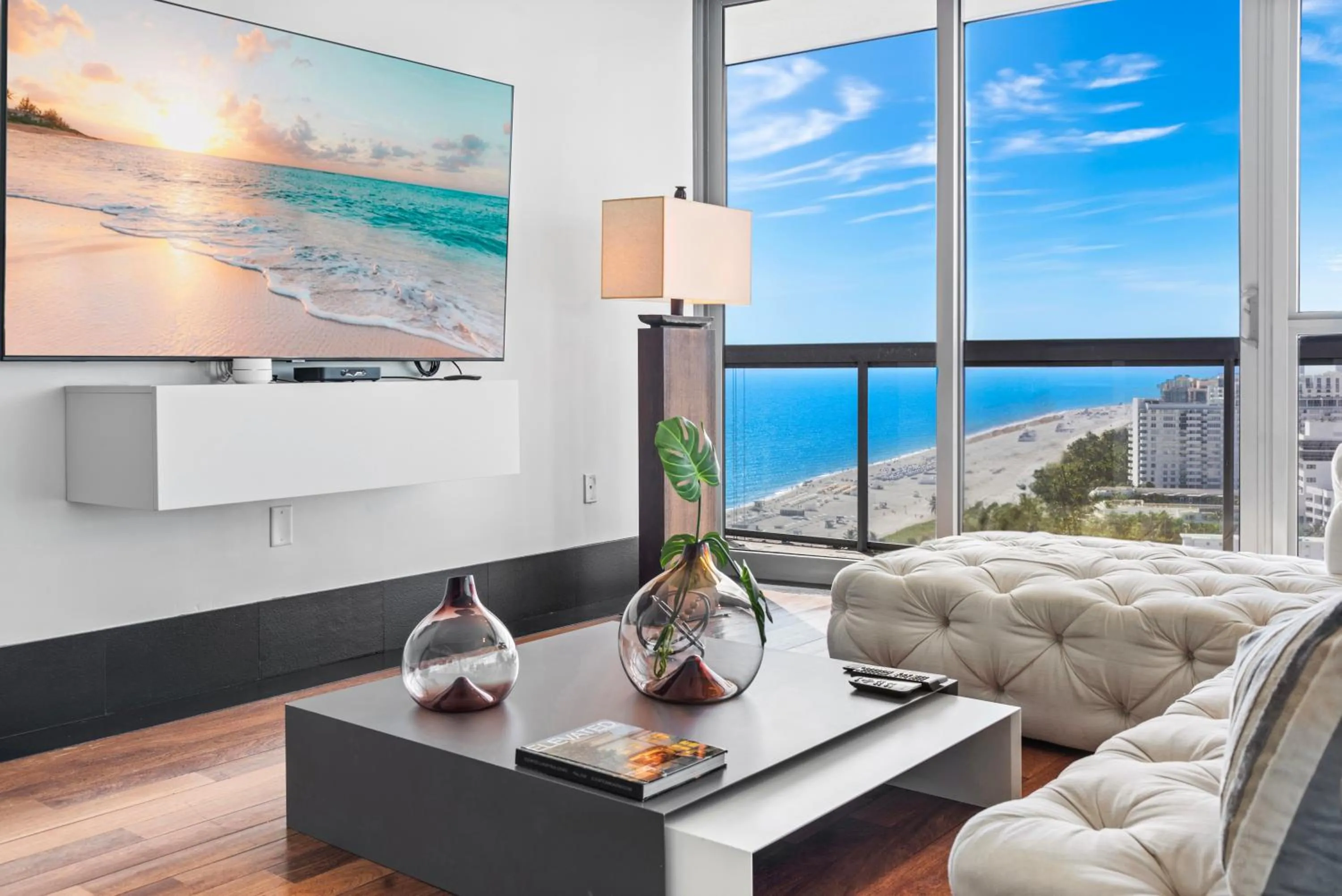 Communal lounge/ TV room in THE SETAI 5 STARS HOTEL-RESIDENCE MIAMI BEACH OCEANVIEW 2 Bedroom UNIQUE