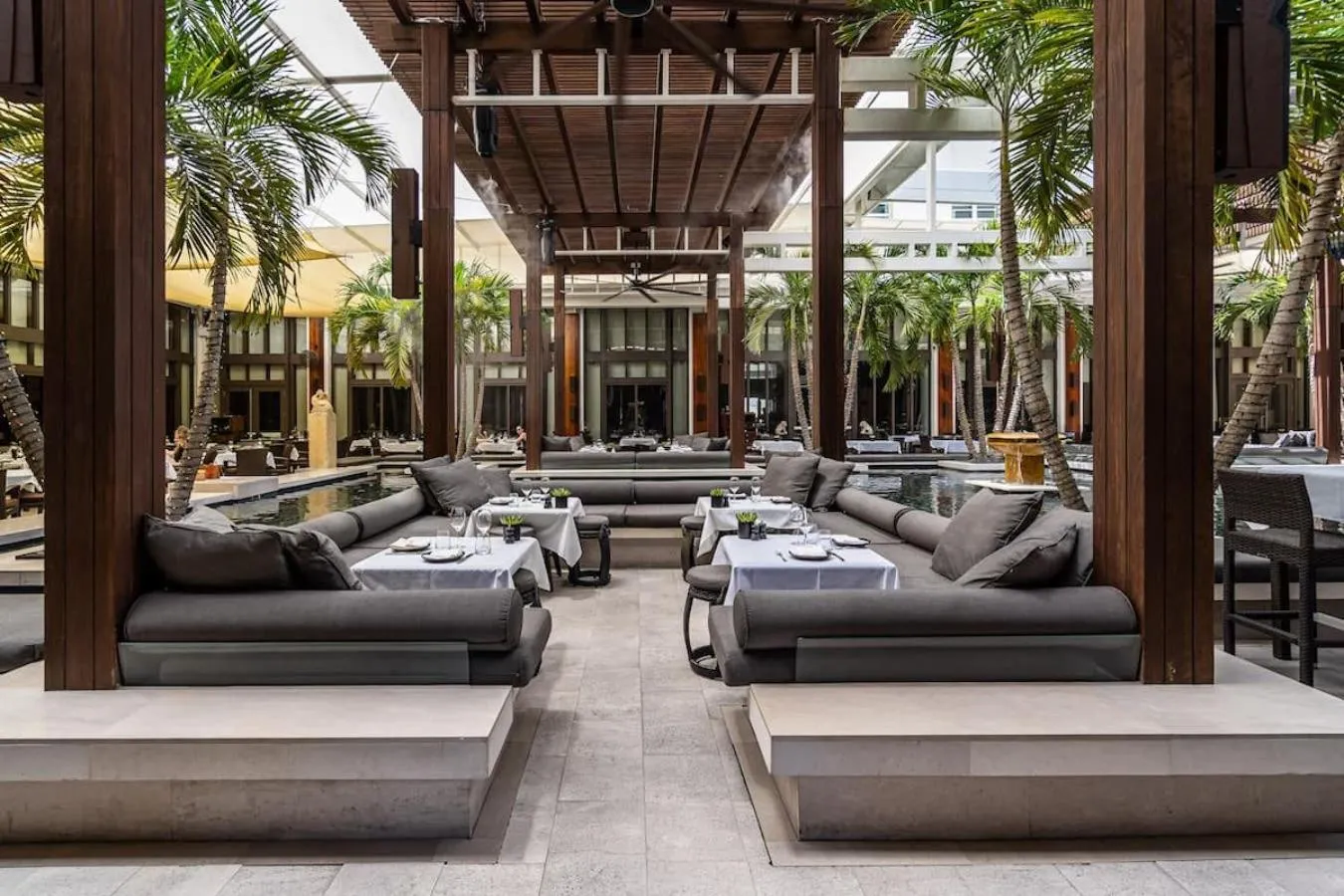 Patio in THE SETAI 5 STARS HOTEL-RESIDENCE MIAMI BEACH OCEANVIEW 2 Bedroom UNIQUE