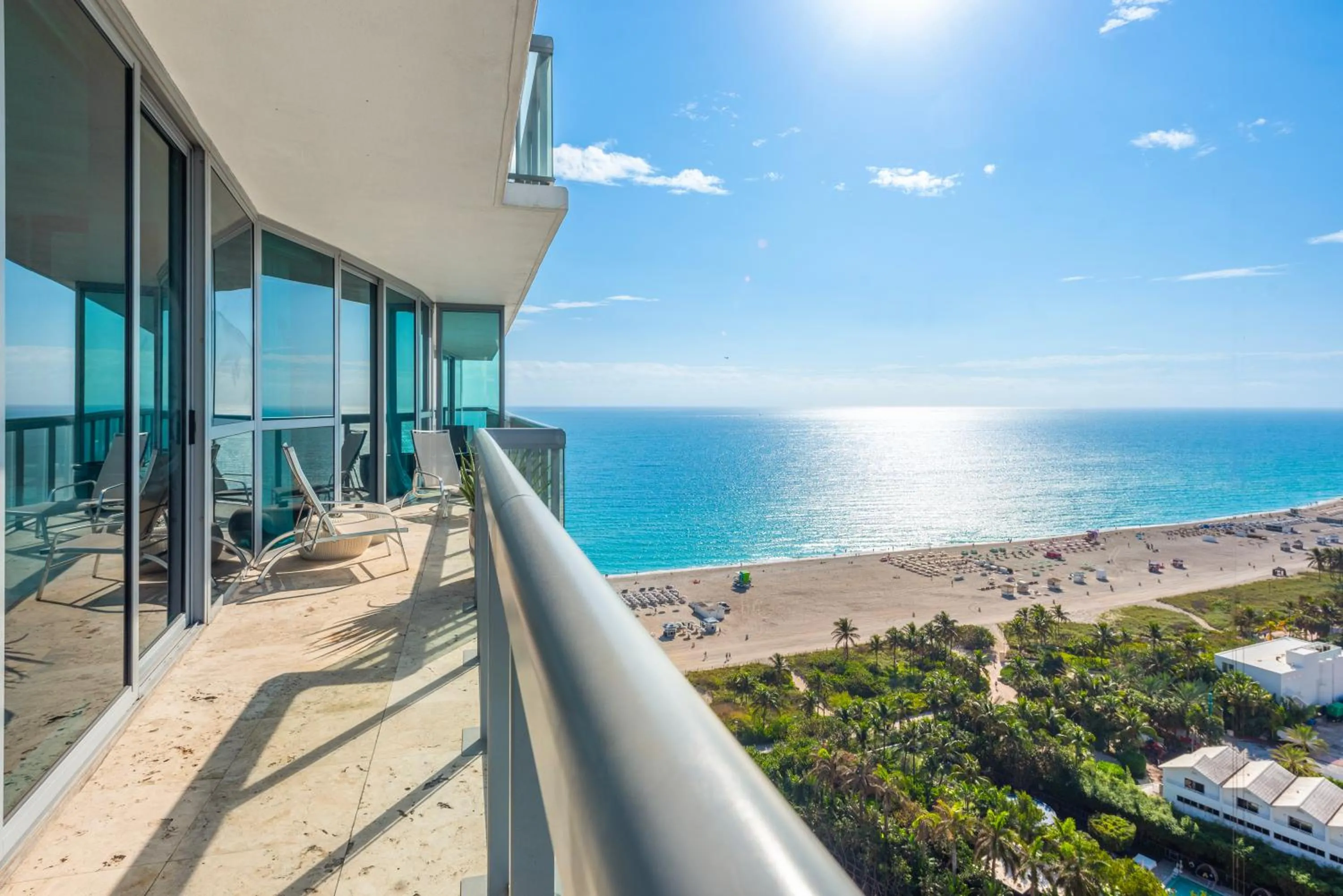 Balcony/Terrace in THE SETAI 5 STARS HOTEL-RESIDENCE MIAMI BEACH OCEANVIEW 2 Bedroom UNIQUE