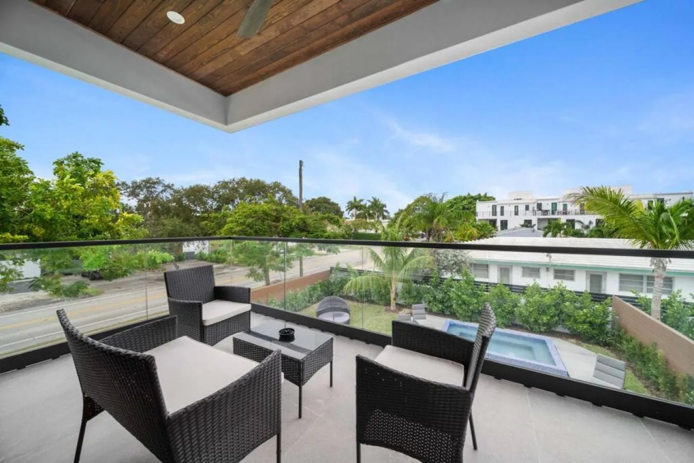 Balcony/Terrace in The Elements Home with 2 Pools