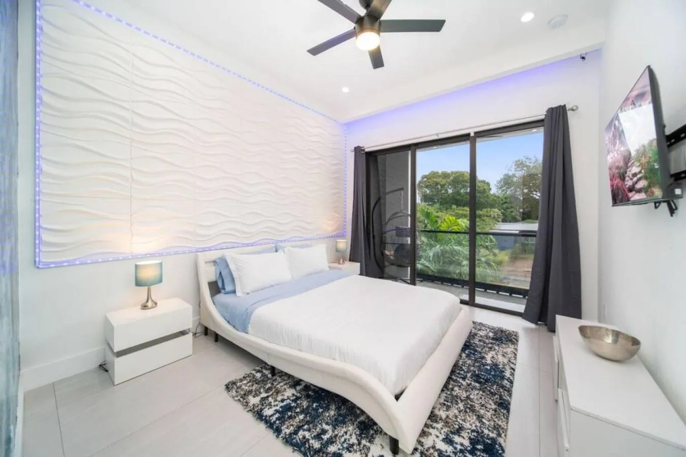 Bedroom, Bed in The Elements Home with 2 Pools