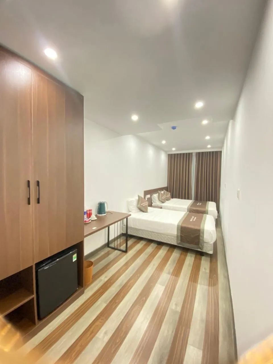 Bed in GOODTECH LUXURY Hotel & Apartment