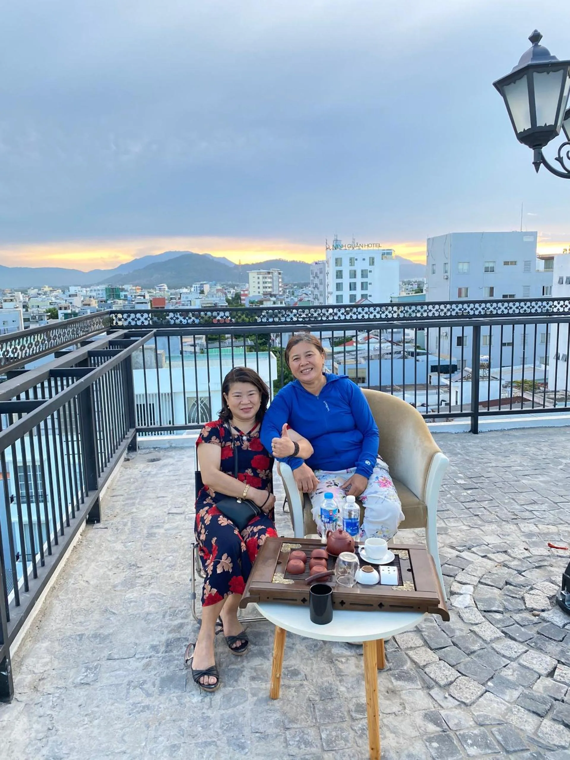 Balcony/Terrace in GOODTECH LUXURY Hotel & Apartment