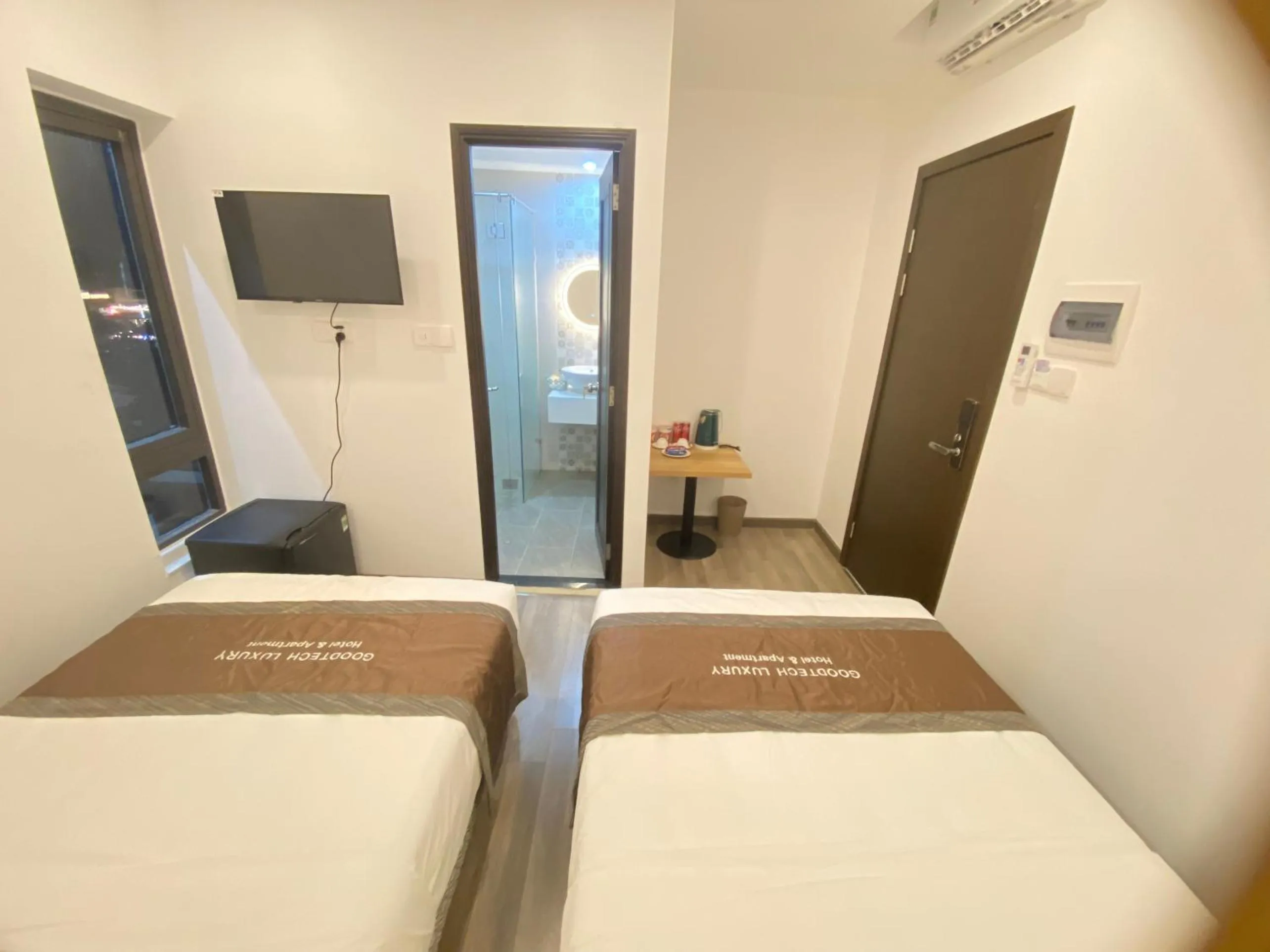 Bed in GOODTECH LUXURY Hotel & Apartment