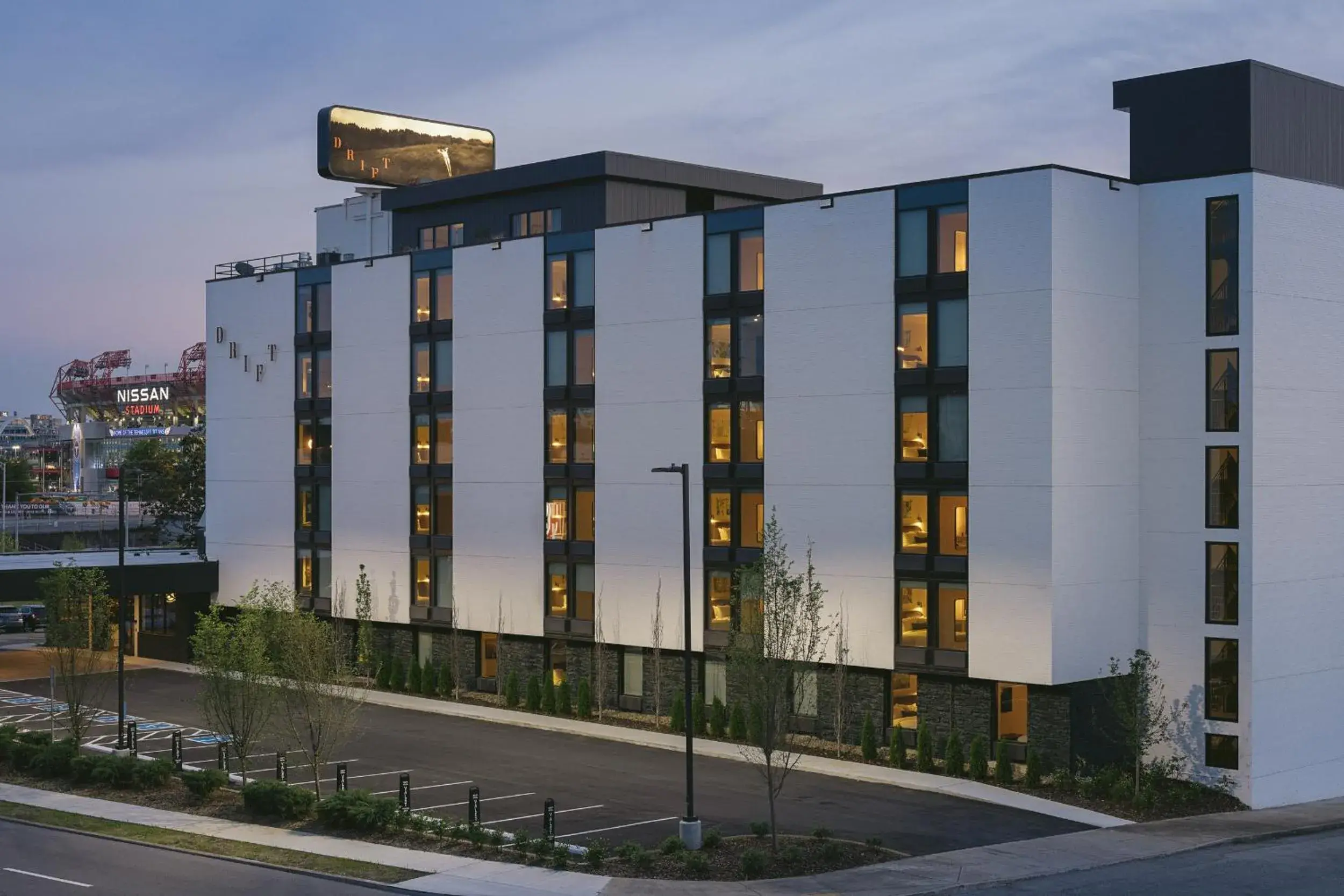 Property building in Drift Nashville, a Member of Design Hotels Property building in Drift Nashville, a Member of Design Hotels