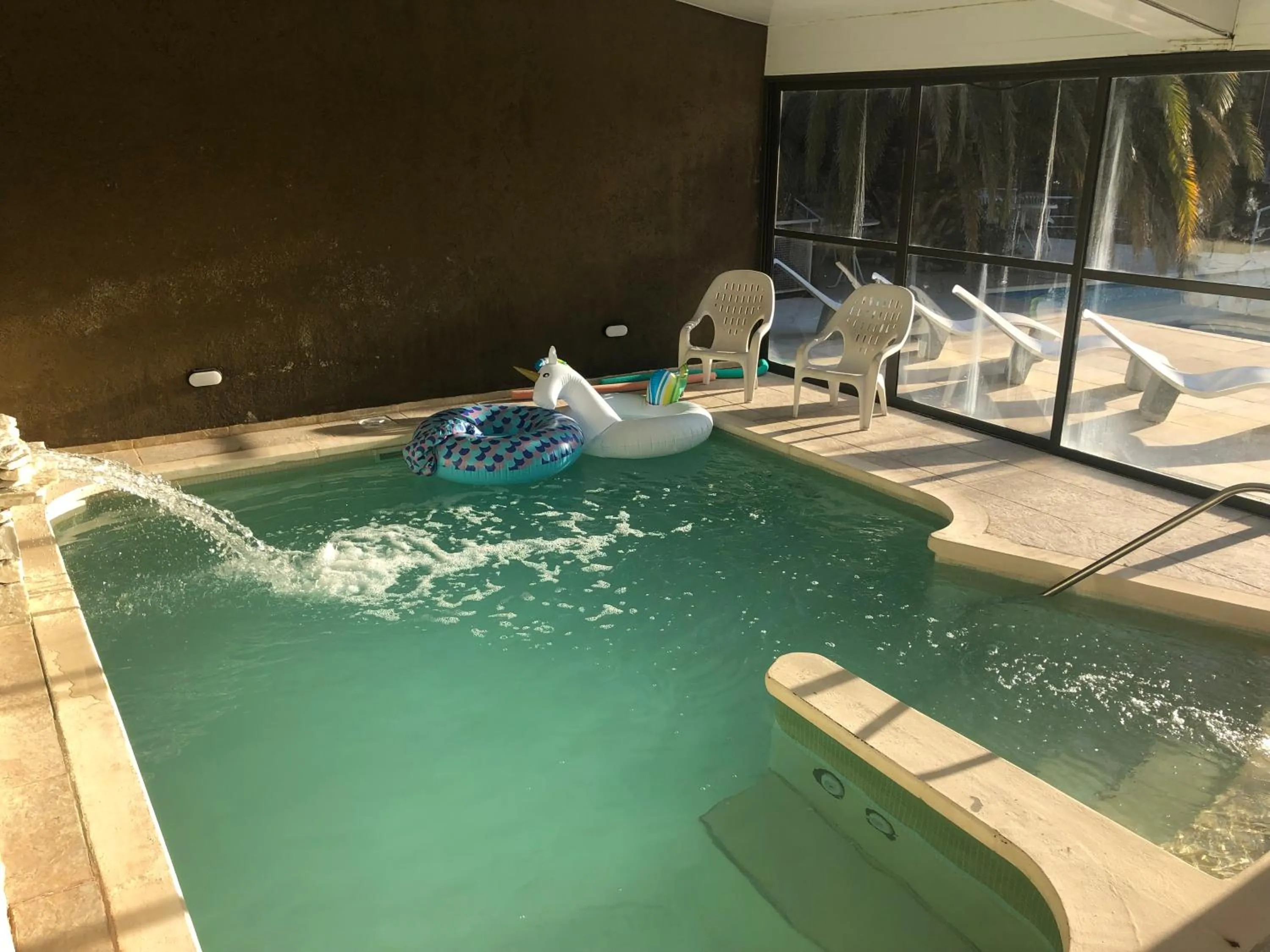 Pool view in Apart-Hotel Gibert's House