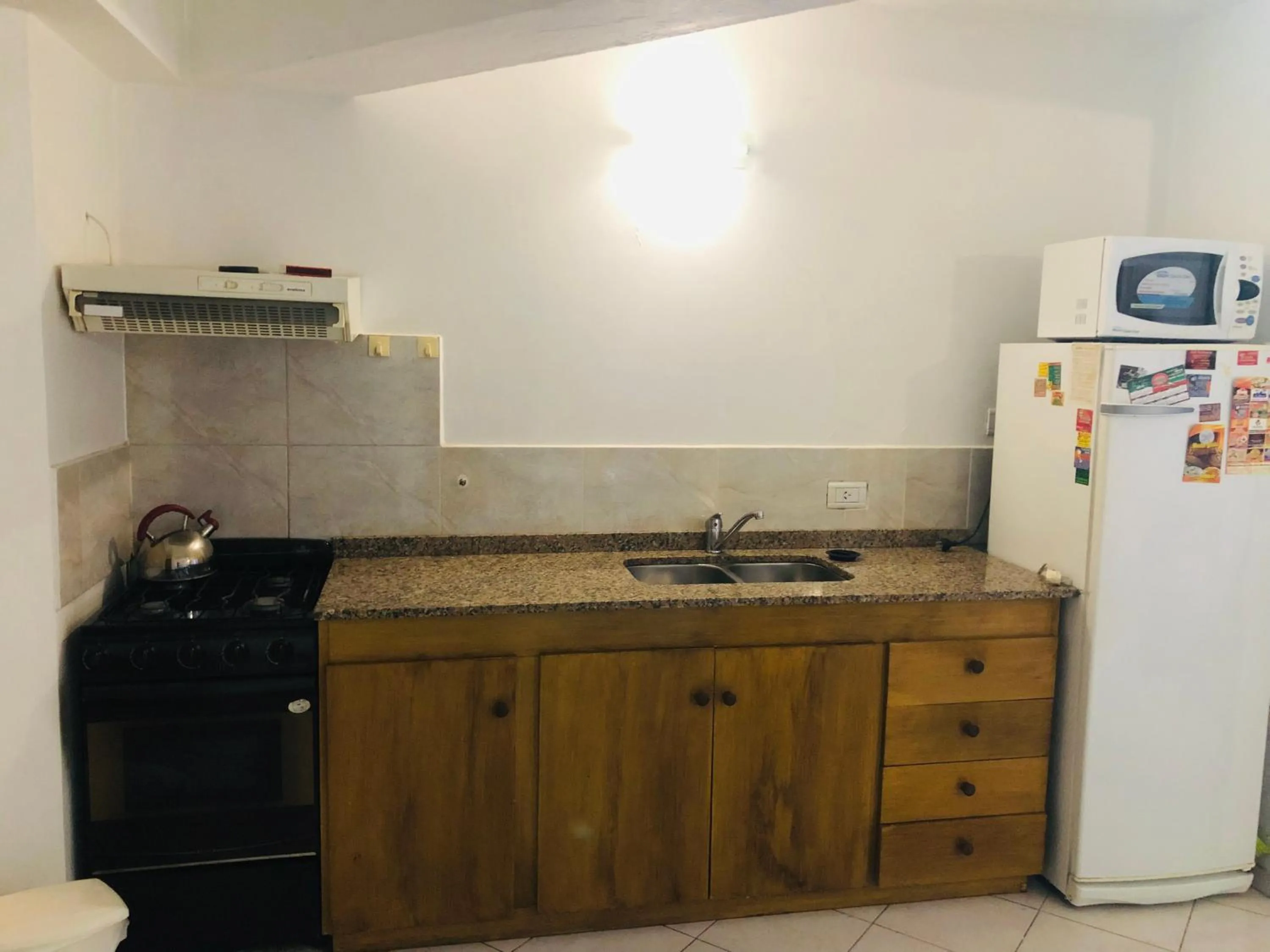 Kitchen or kitchenette in Apart-Hotel Gibert's House