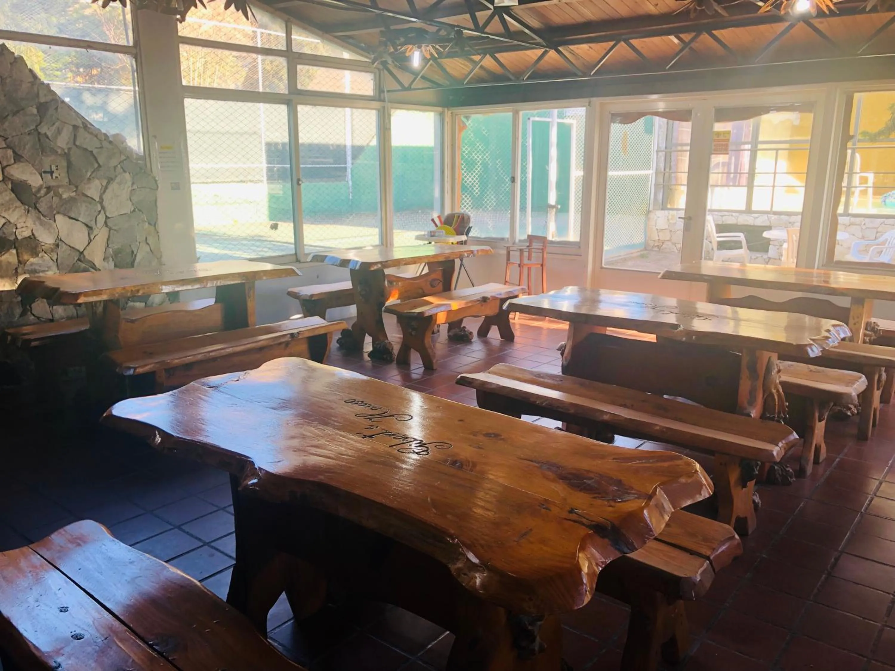 BBQ facilities in Apart-Hotel Gibert's House