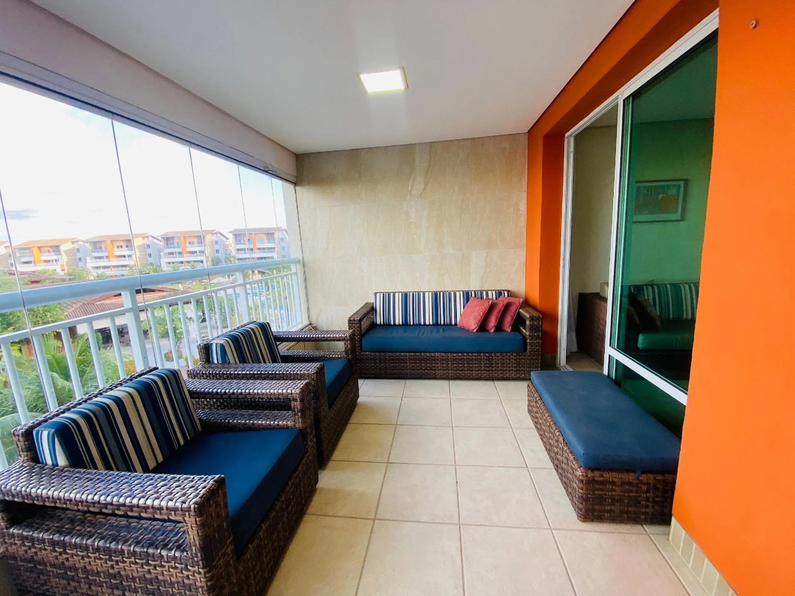 Balcony/Terrace in Resort incrível Vila do Porto