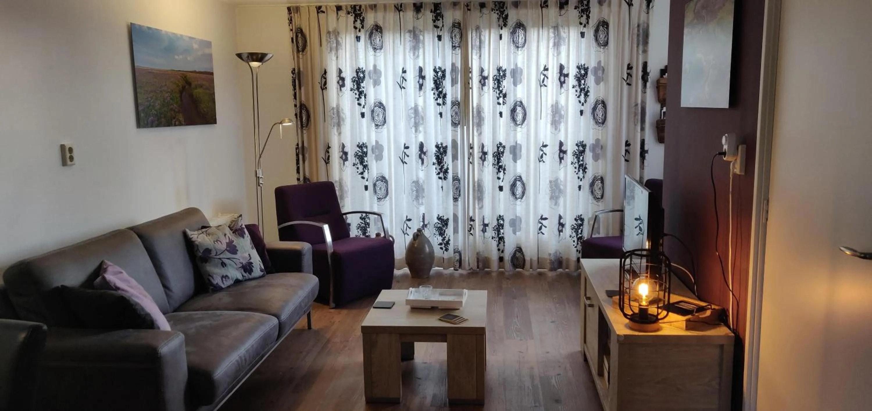 Seating area in Vakantiebungalow Texel