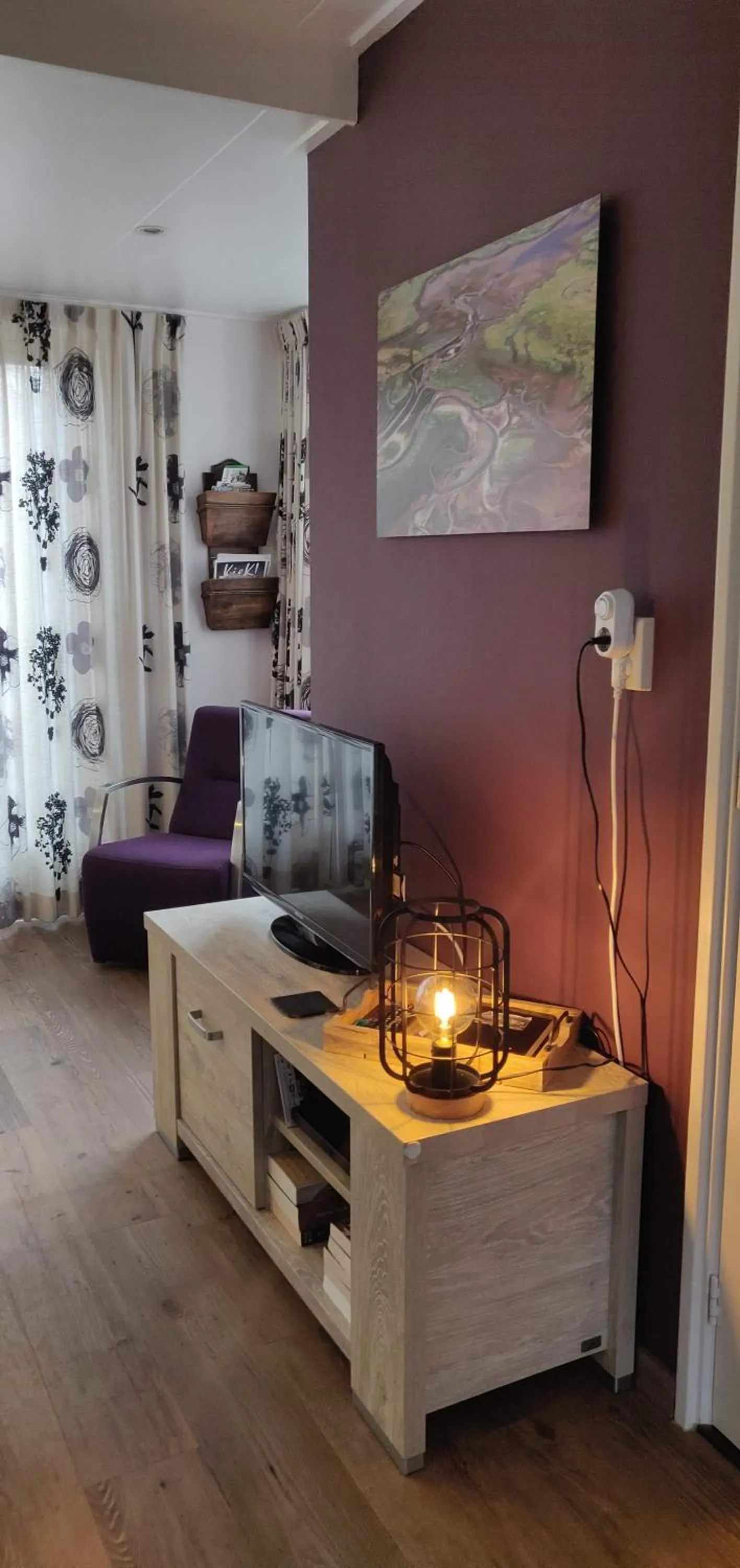 Seating area in Vakantiebungalow Texel