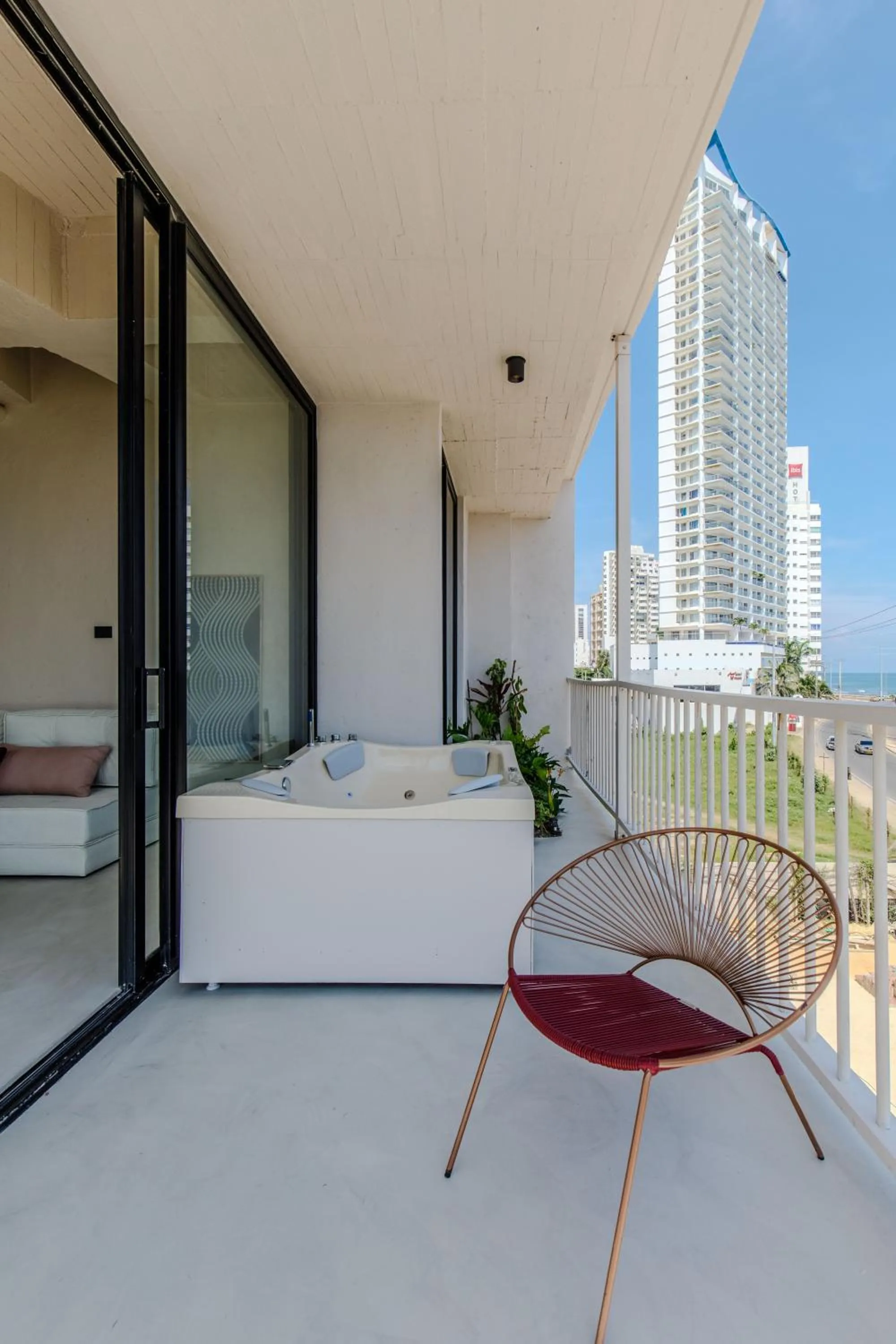 Balcony/Terrace, Bed in Bondo Estudio