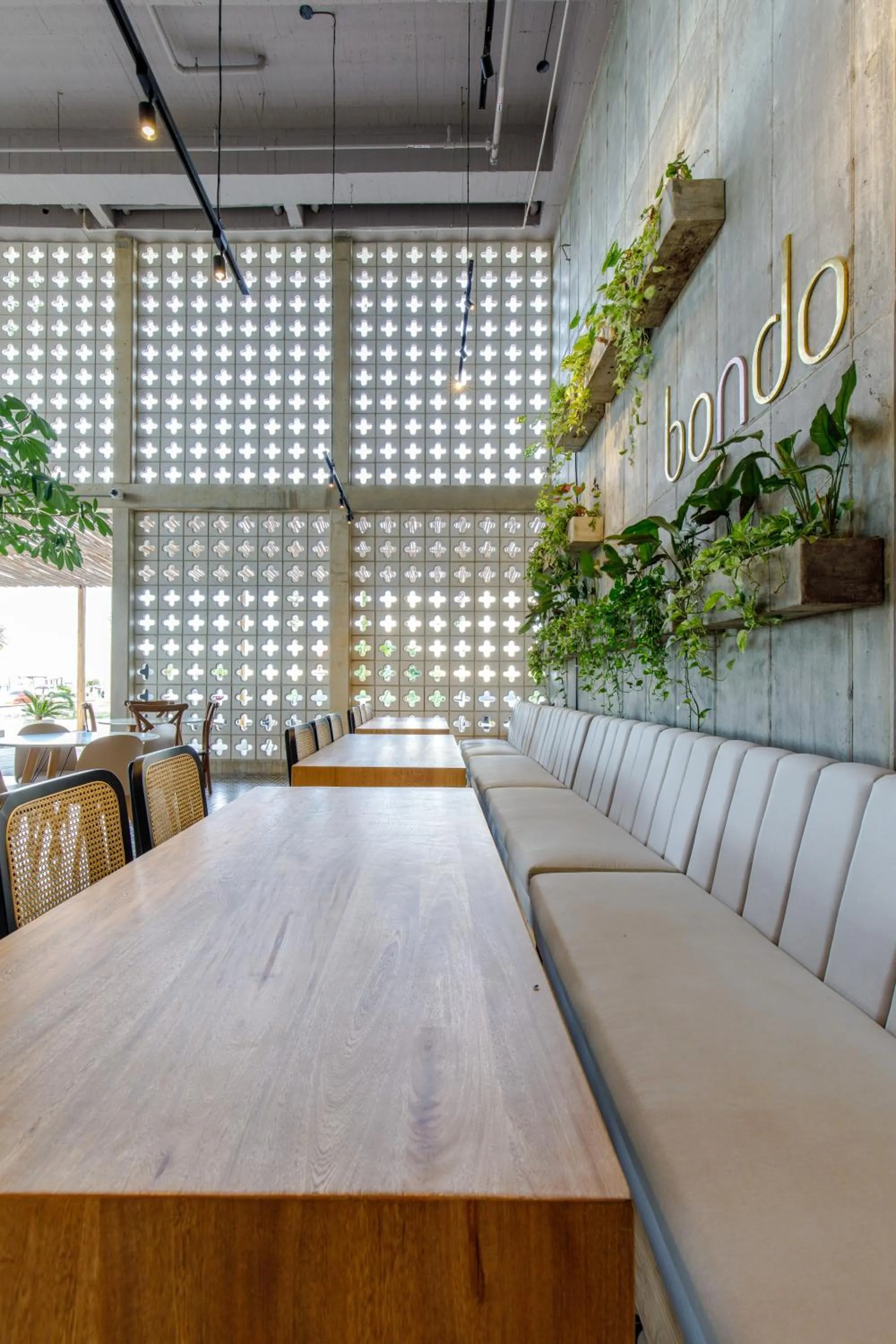 Seating area in Bondo Estudio