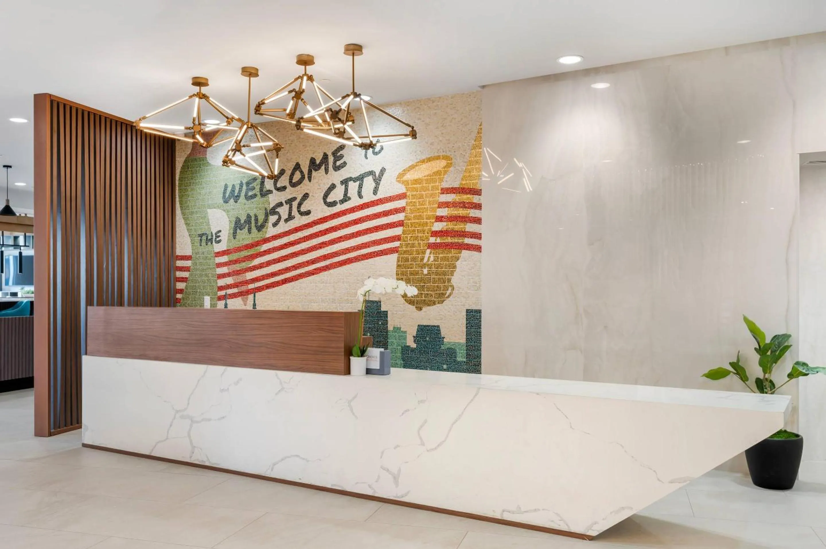 Lobby or reception in Cambria Hotel Nashville Midtown