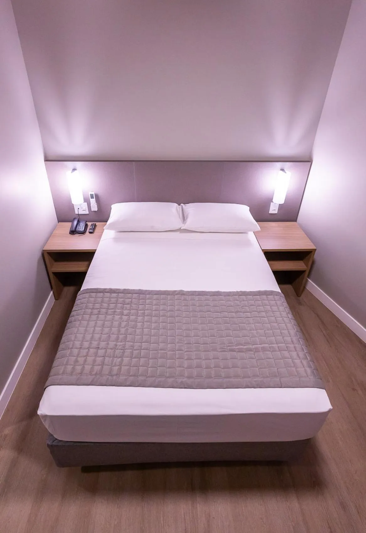 Bed in Hotel Caiuá Blumenau