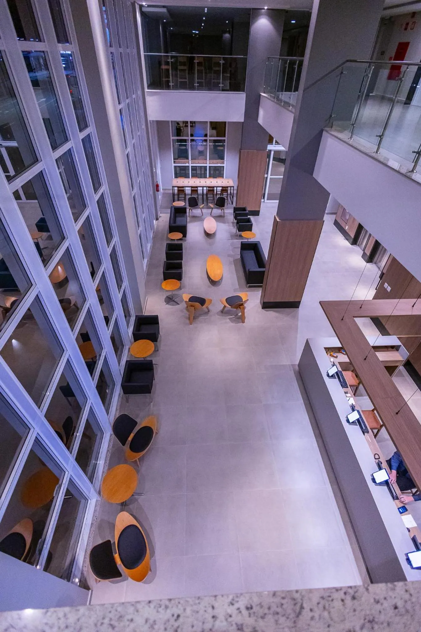 Lobby or reception in Hotel Caiuá Blumenau