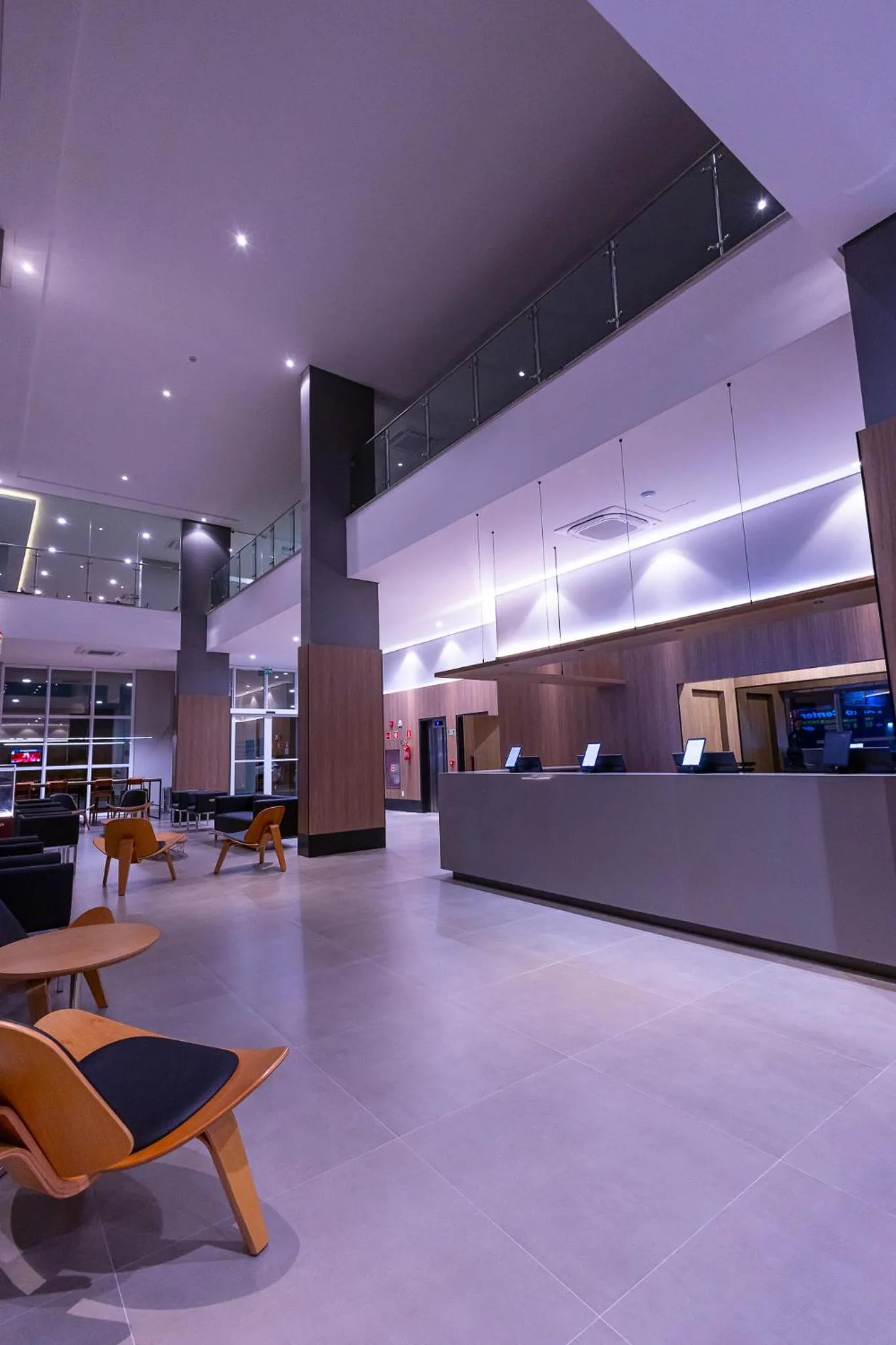 Lobby or reception in Hotel Caiuá Blumenau