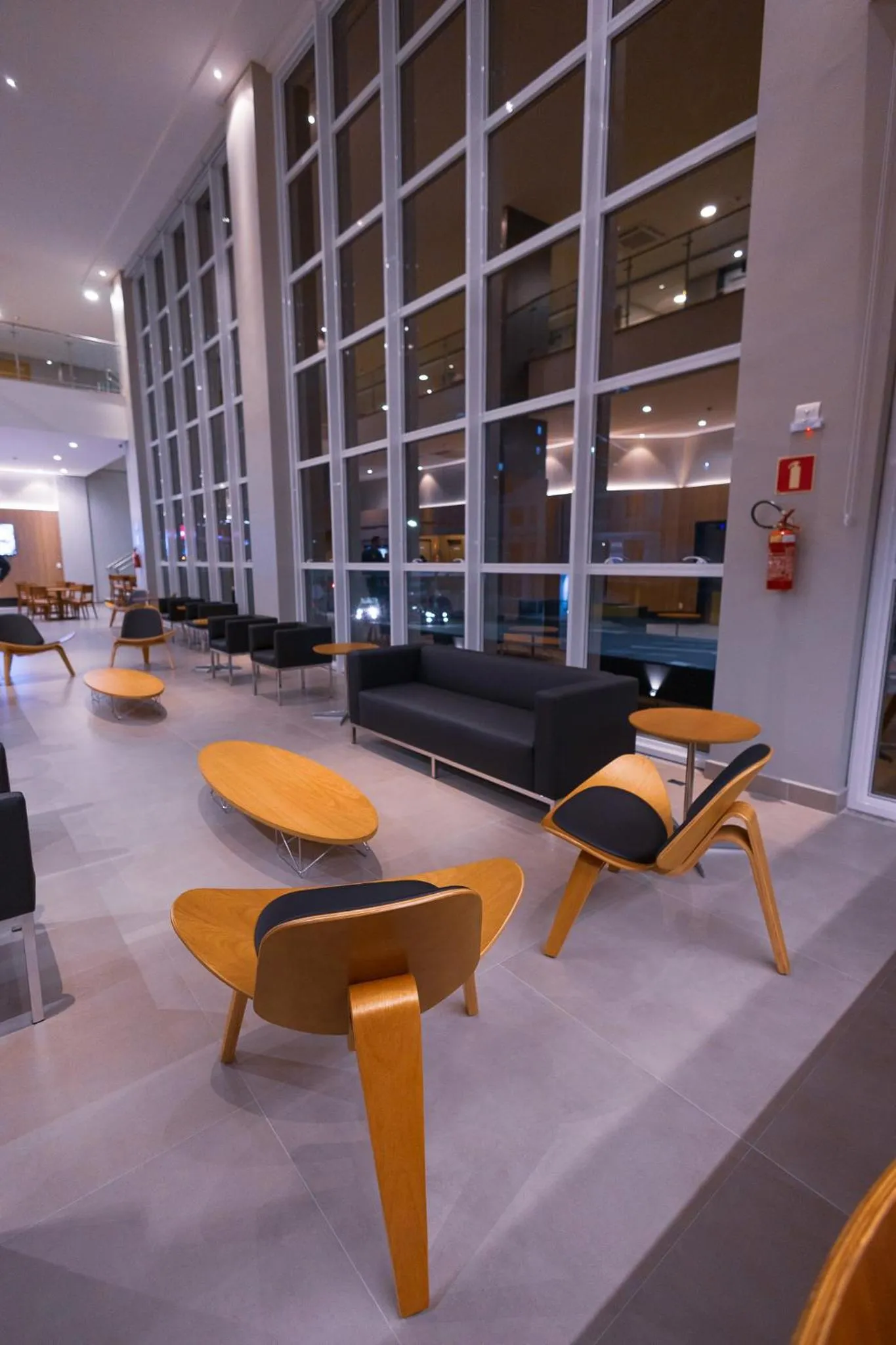 Lobby or reception in Hotel Caiuá Blumenau