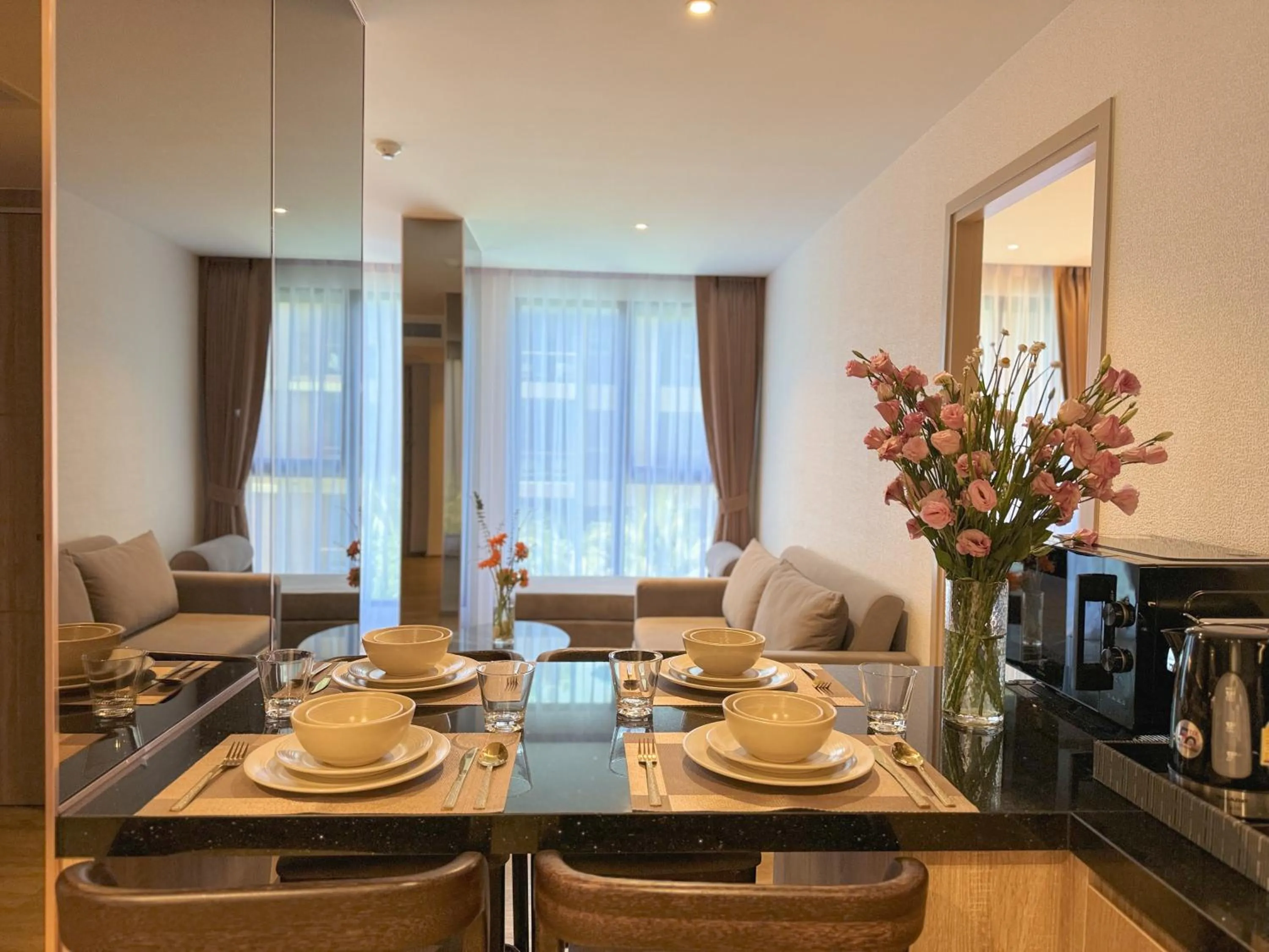 Living room in The Marin Phuket Kamala Beach