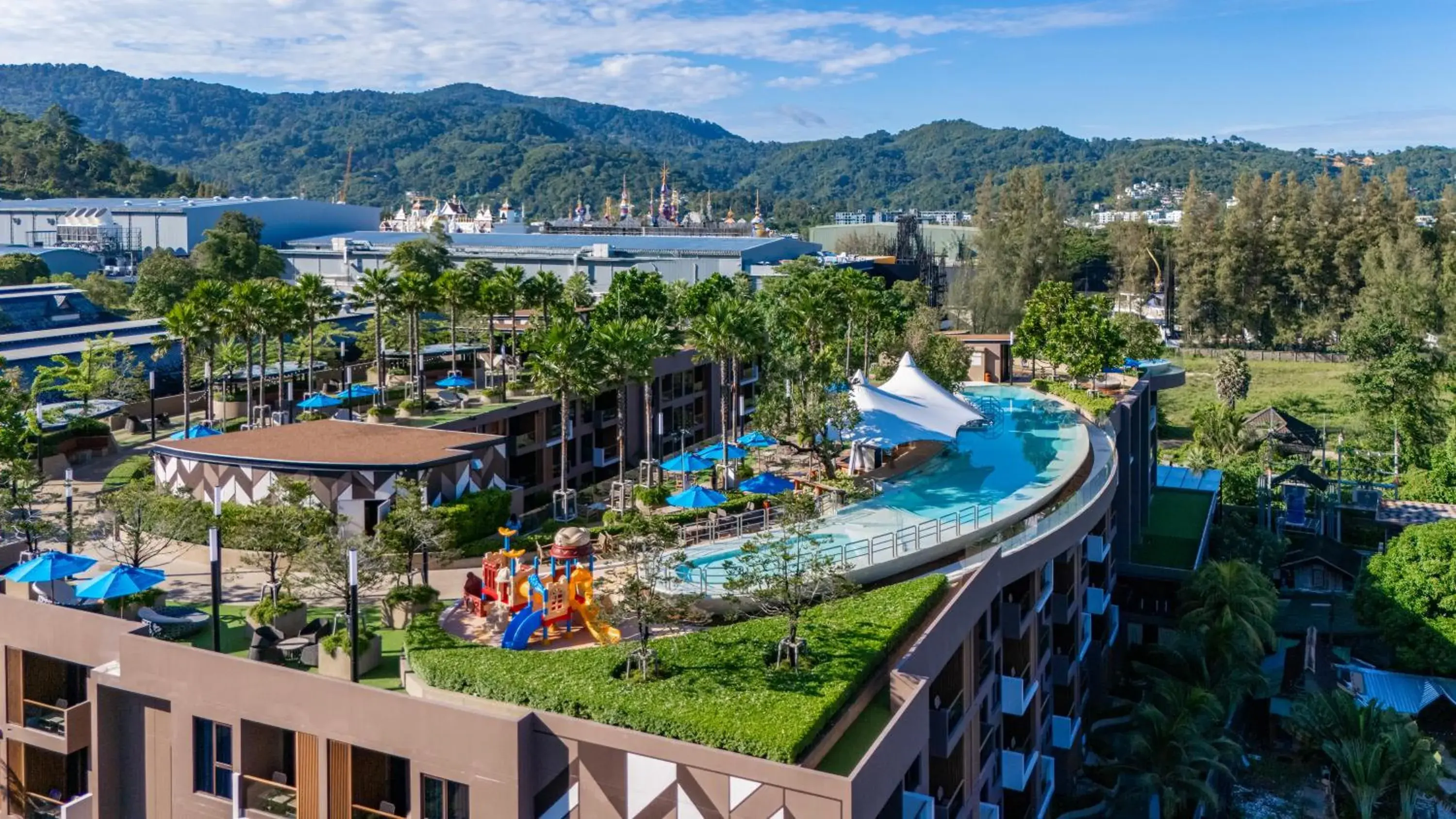 Property building in The Marin Phuket Kamala Beach Property building in The Marin Phuket Kamala Beach