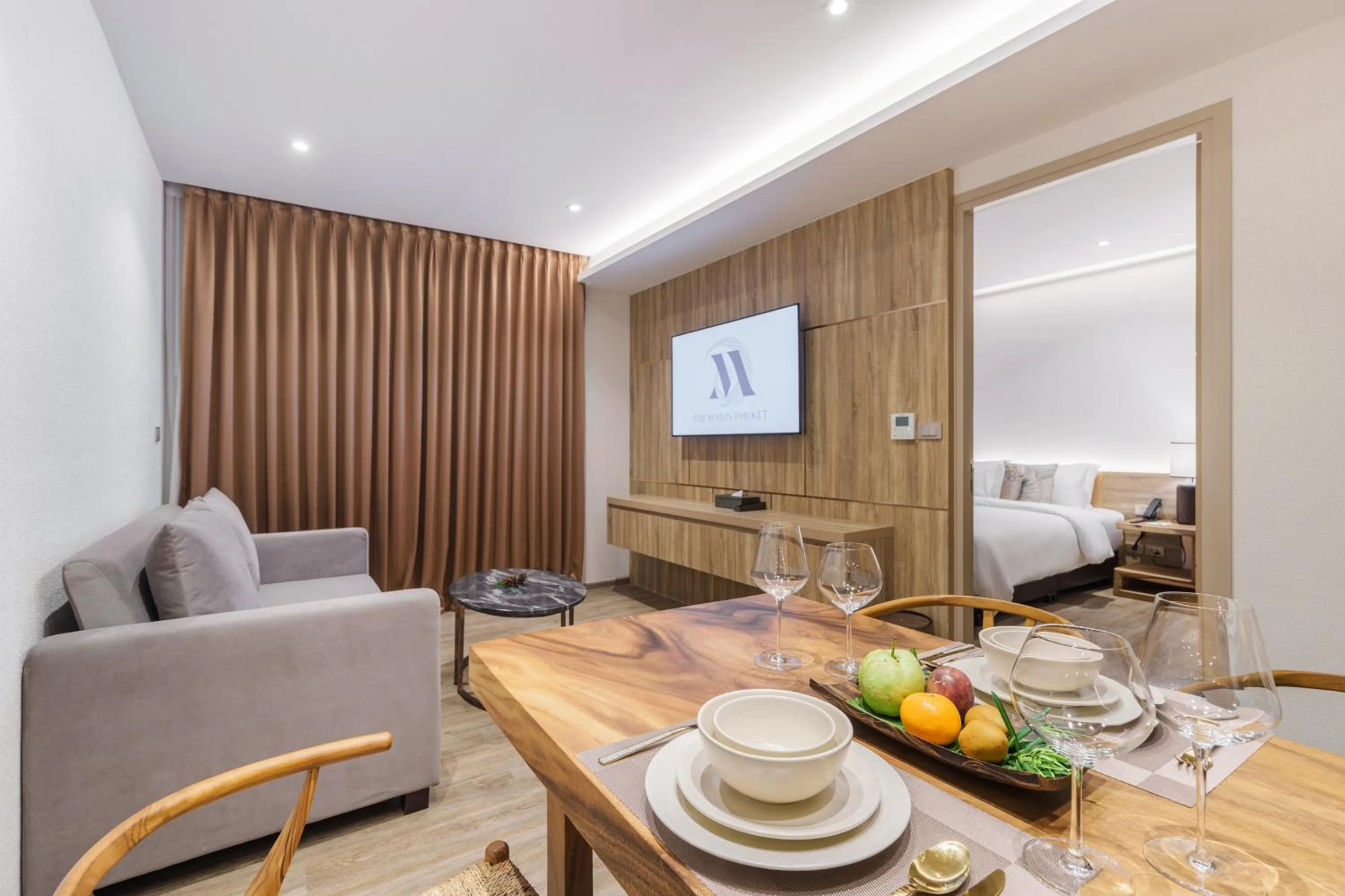 Living room in The Marin Phuket Kamala Beach