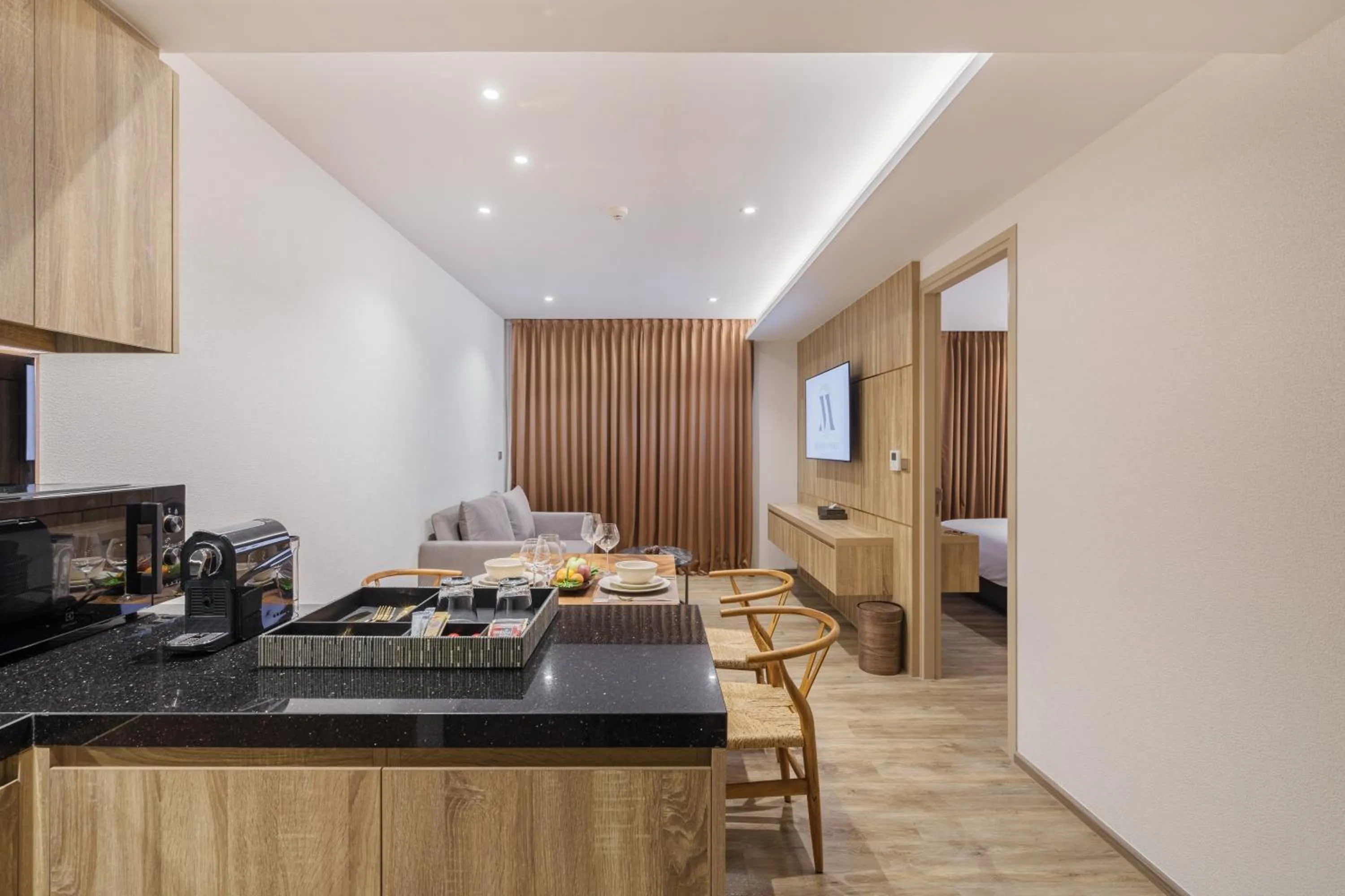 Kitchen or kitchenette in The Marin Phuket Kamala Beach