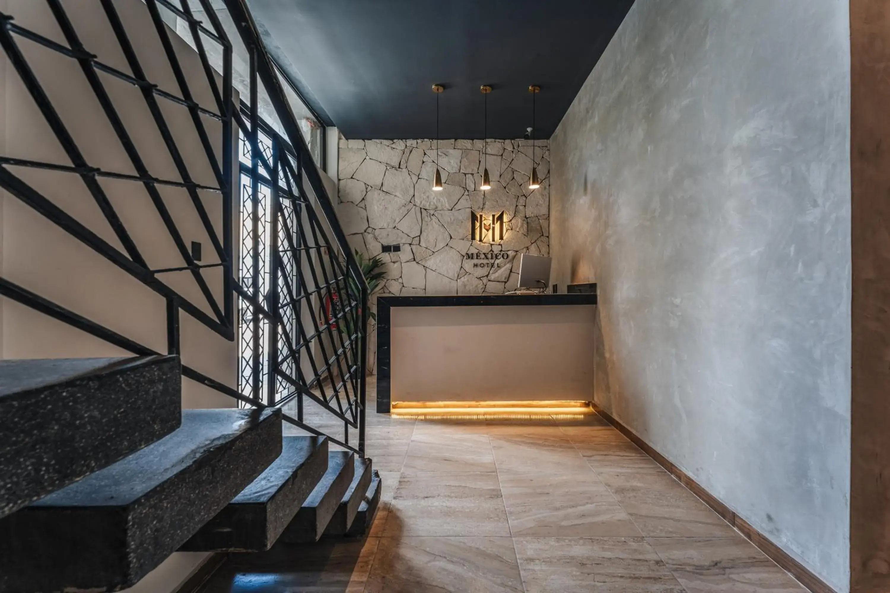 Lobby or reception in Hotel Mexico, Merida Lobby or reception in Hotel Mexico, Merida