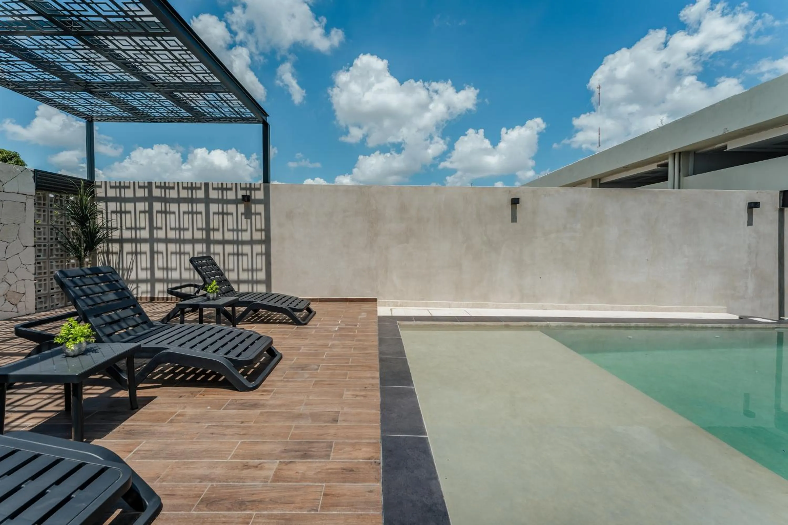 Swimming pool in Hotel Mexico, Merida