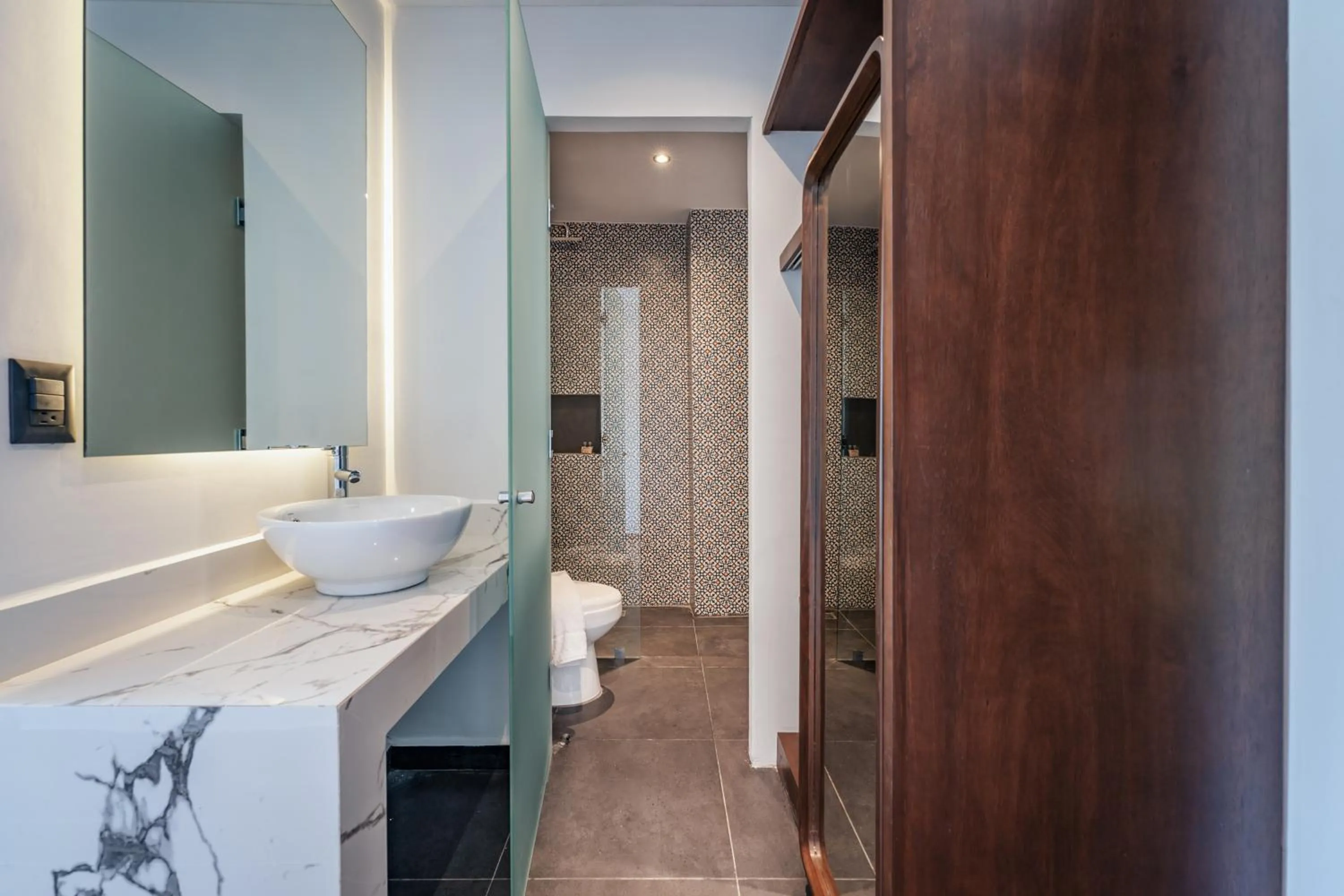 Bathroom in Hotel Mexico, Merida