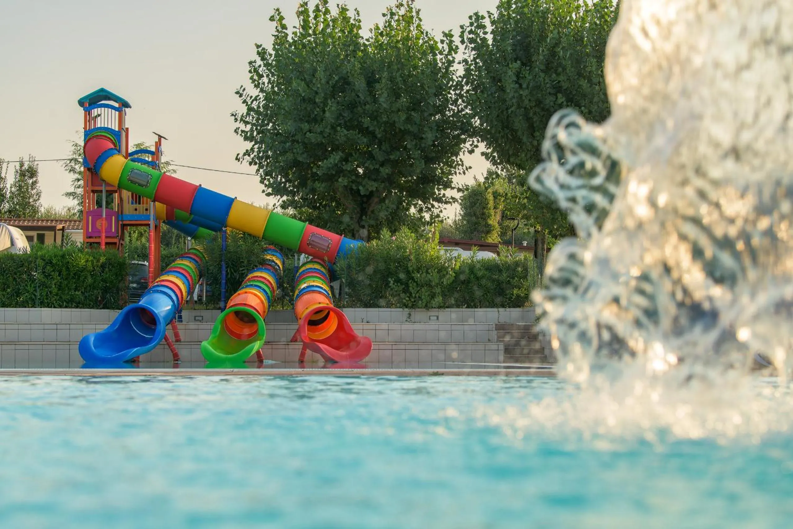 Children play ground in Camping Fontanelle